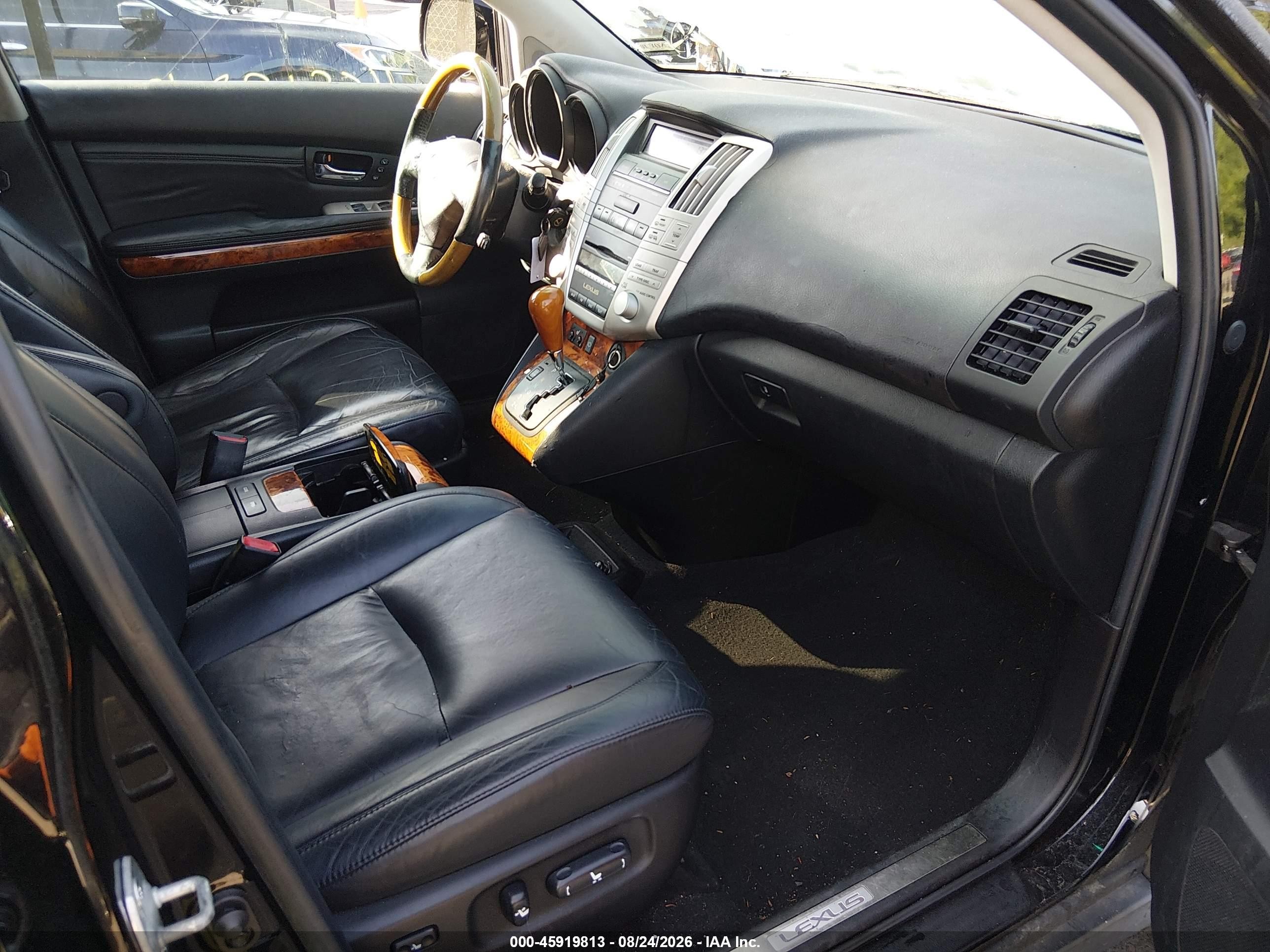 2007 Lexus Rx 350 Black vin: 2T2HK31U27C012825