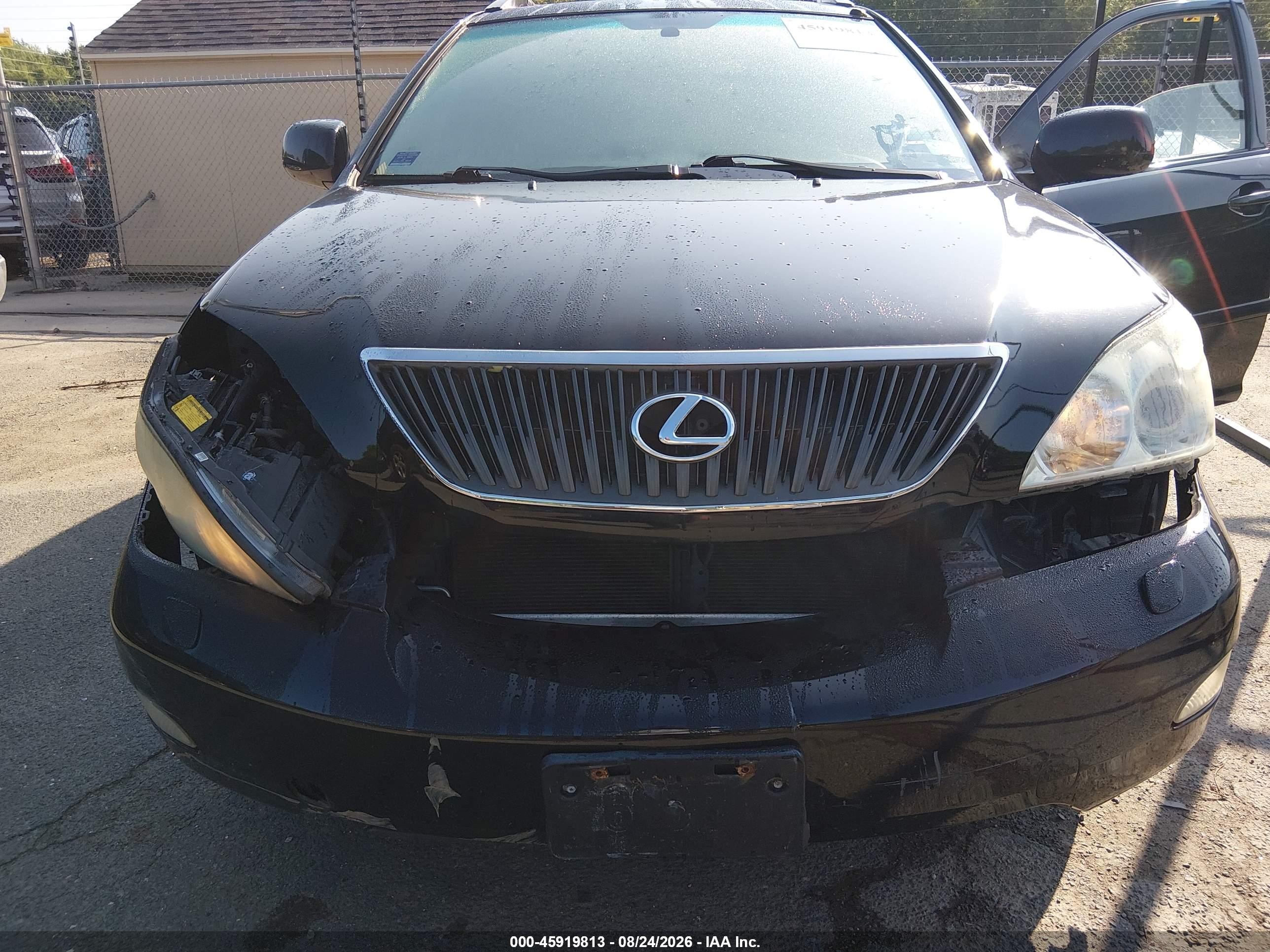 2007 Lexus Rx 350 Black vin: 2T2HK31U27C012825