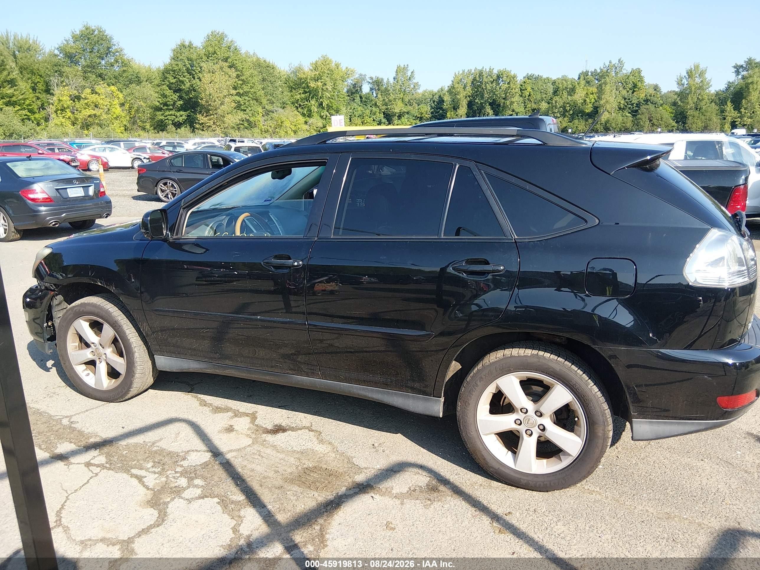 2007 Lexus Rx 350 Black vin: 2T2HK31U27C012825