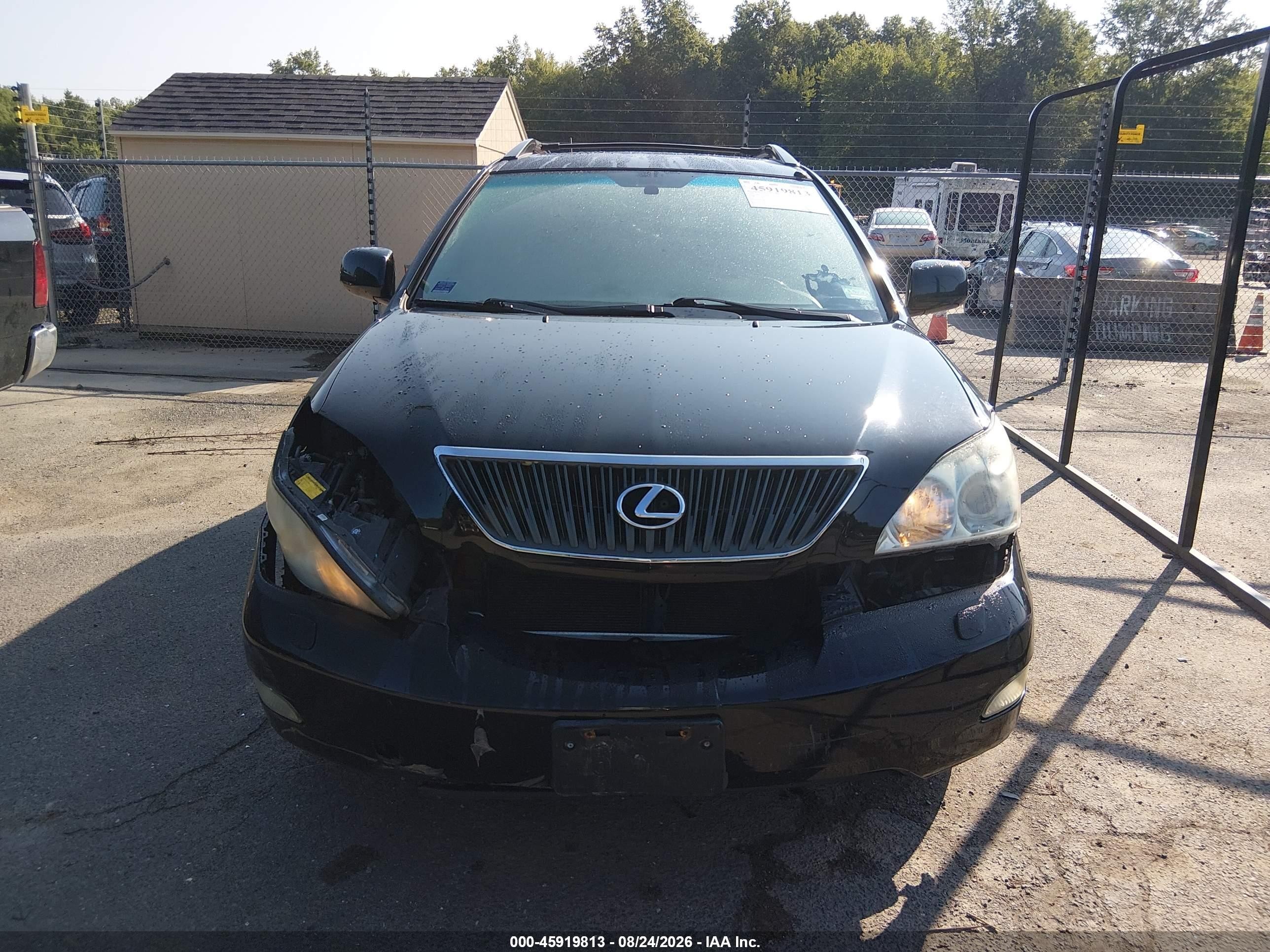2007 Lexus Rx 350 Black vin: 2T2HK31U27C012825