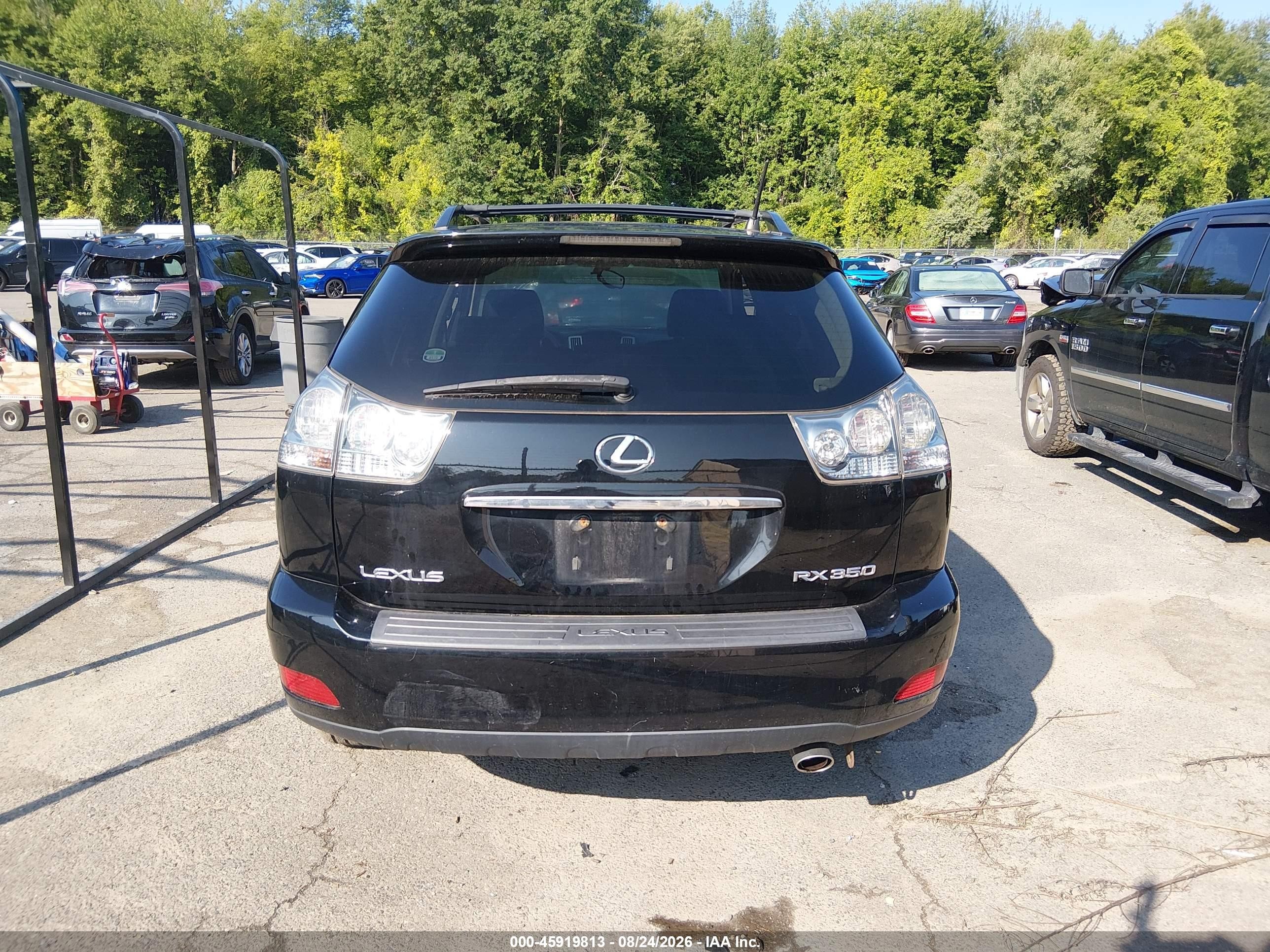 2007 Lexus Rx 350 Black vin: 2T2HK31U27C012825