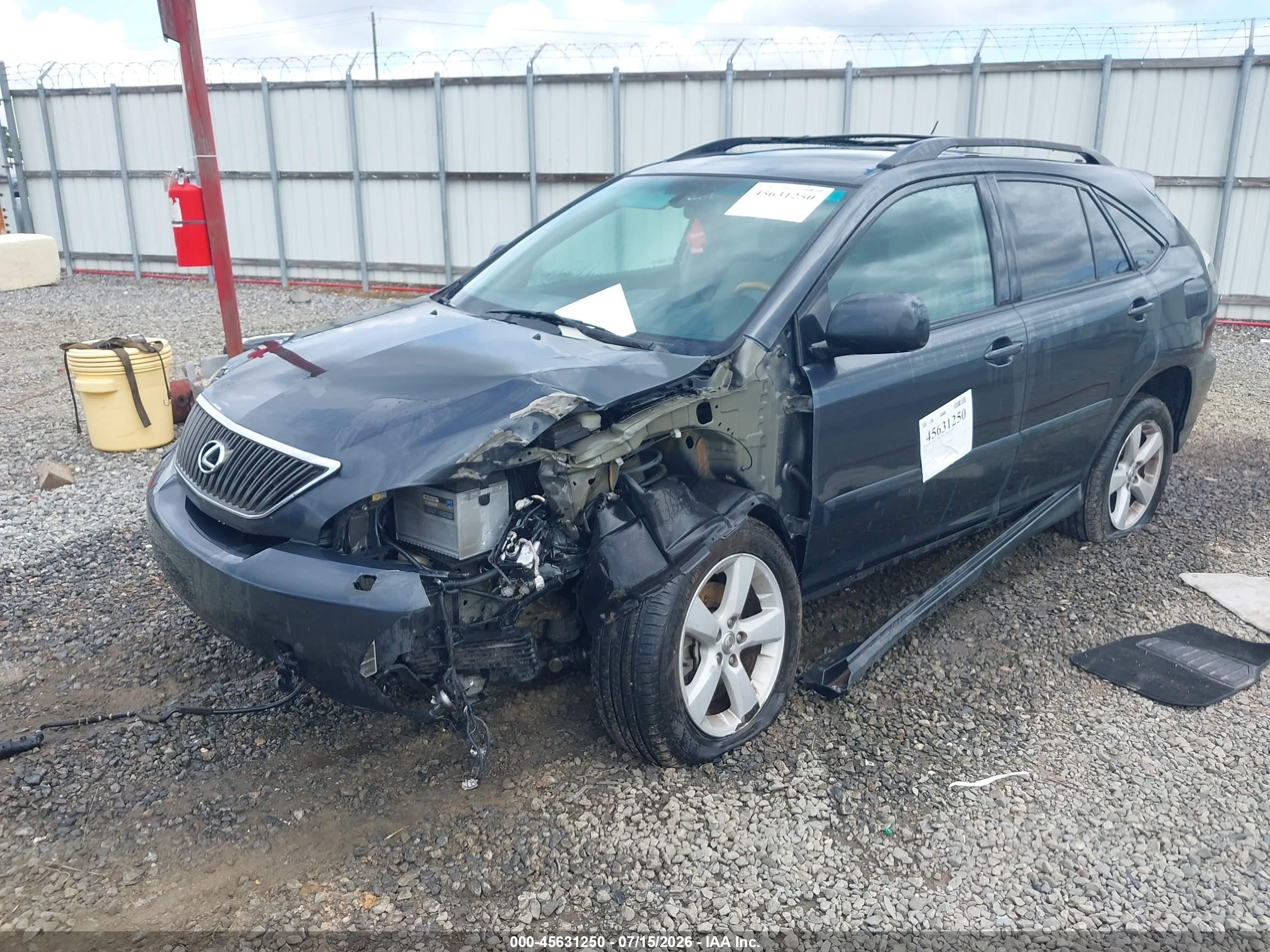2007 Lexus Rx 350   Gray vin: 2T2HK31U27C014025