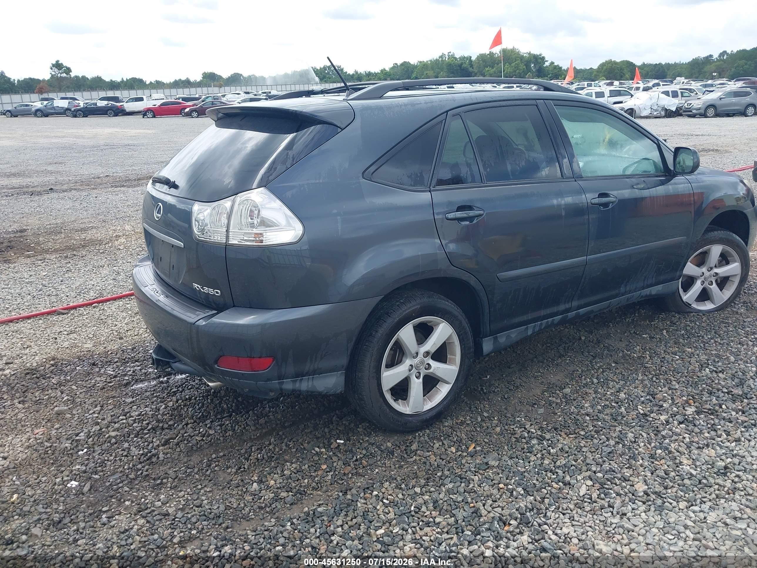 2007 Lexus Rx 350   Gray vin: 2T2HK31U27C014025