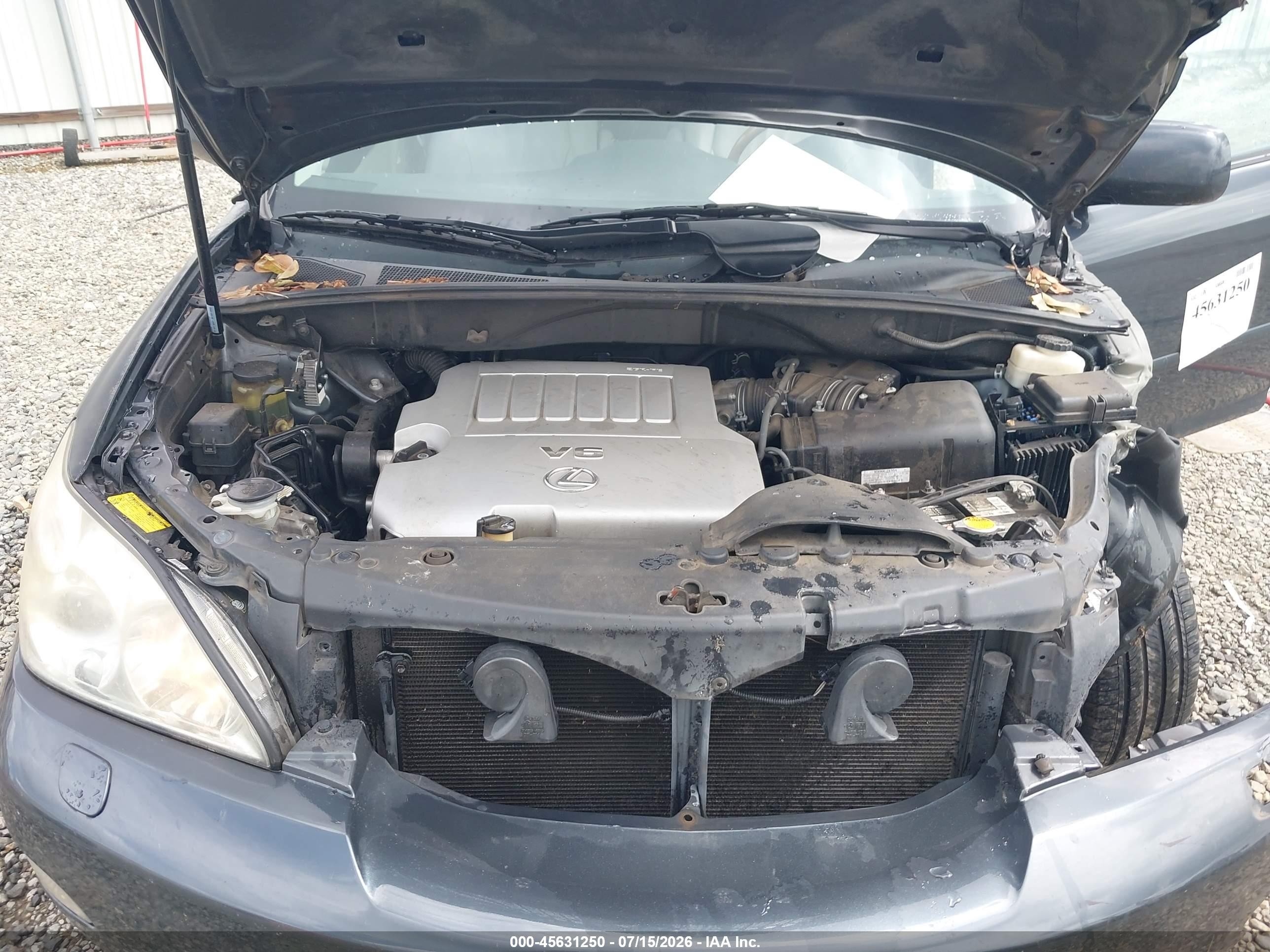 2007 Lexus Rx 350   Gray vin: 2T2HK31U27C014025