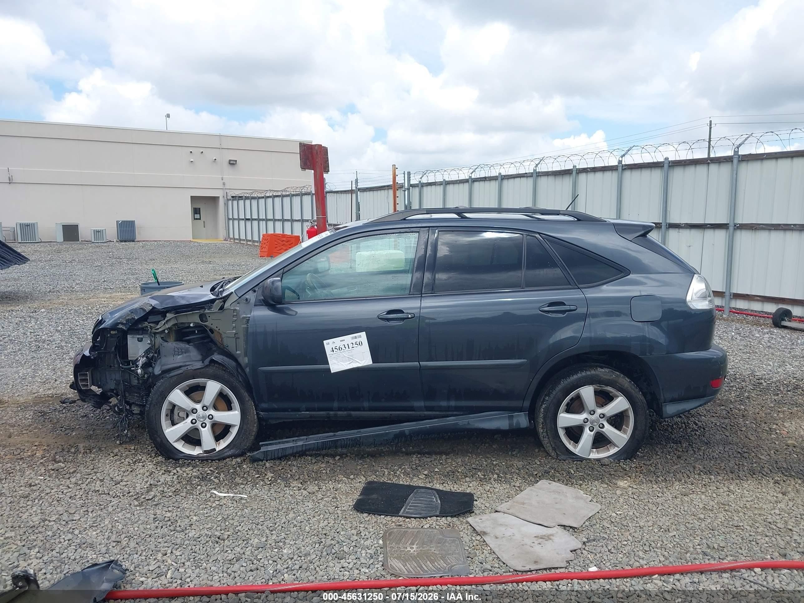 2007 Lexus Rx 350   Gray vin: 2T2HK31U27C014025