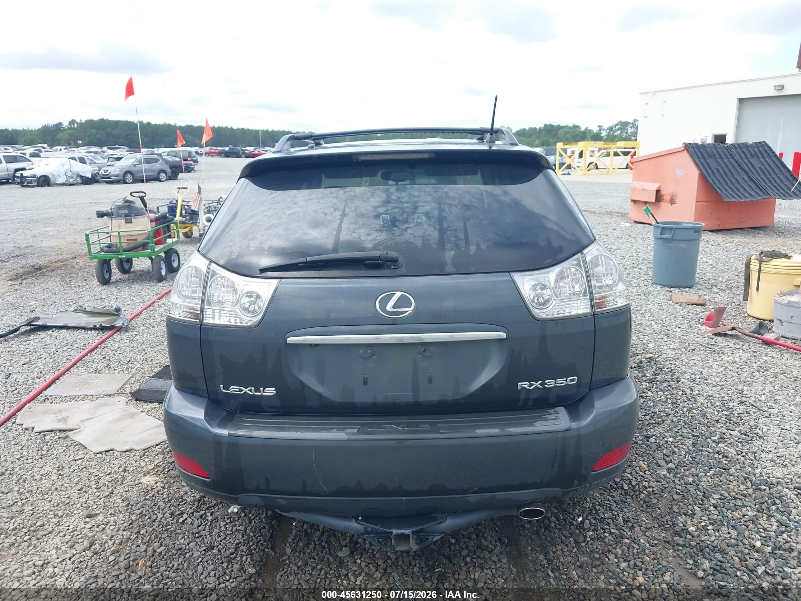 2007 Lexus Rx 350   Gray vin: 2T2HK31U27C014025