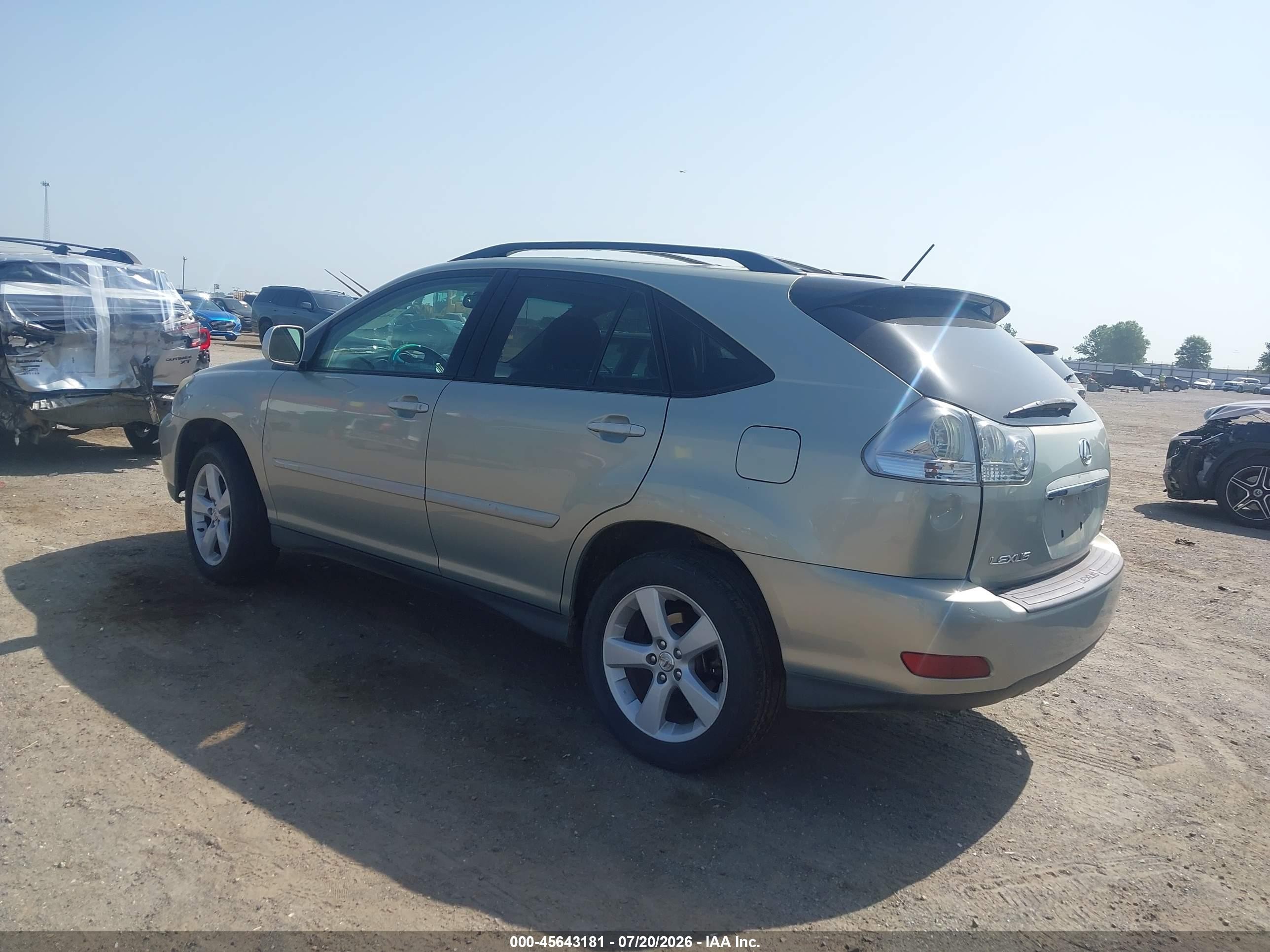 2007 Lexus Rx 350   Silver vin: 2T2HK31U27C018429