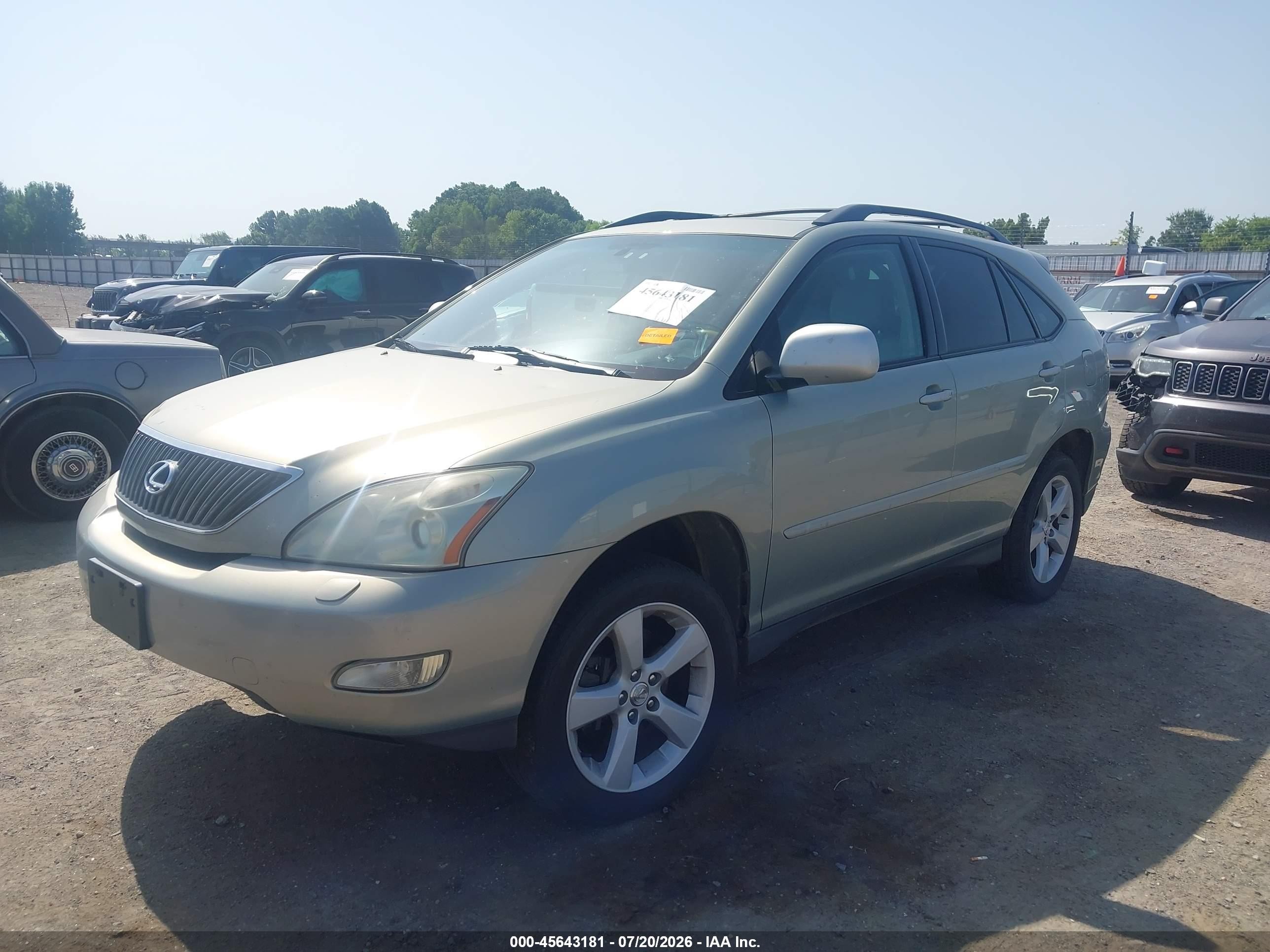 2007 Lexus Rx 350   Silver vin: 2T2HK31U27C018429