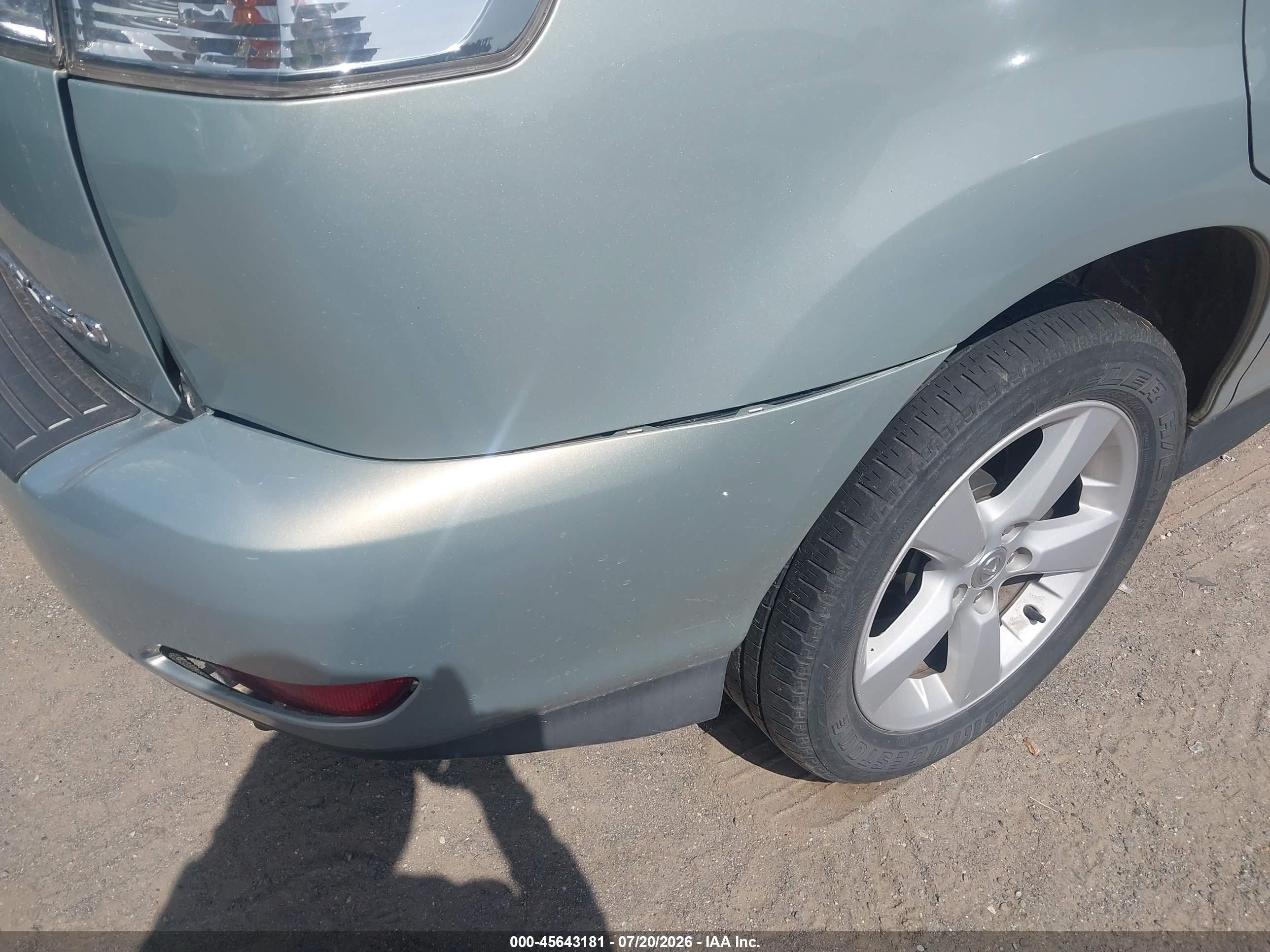 2007 Lexus Rx 350   Silver vin: 2T2HK31U27C018429
