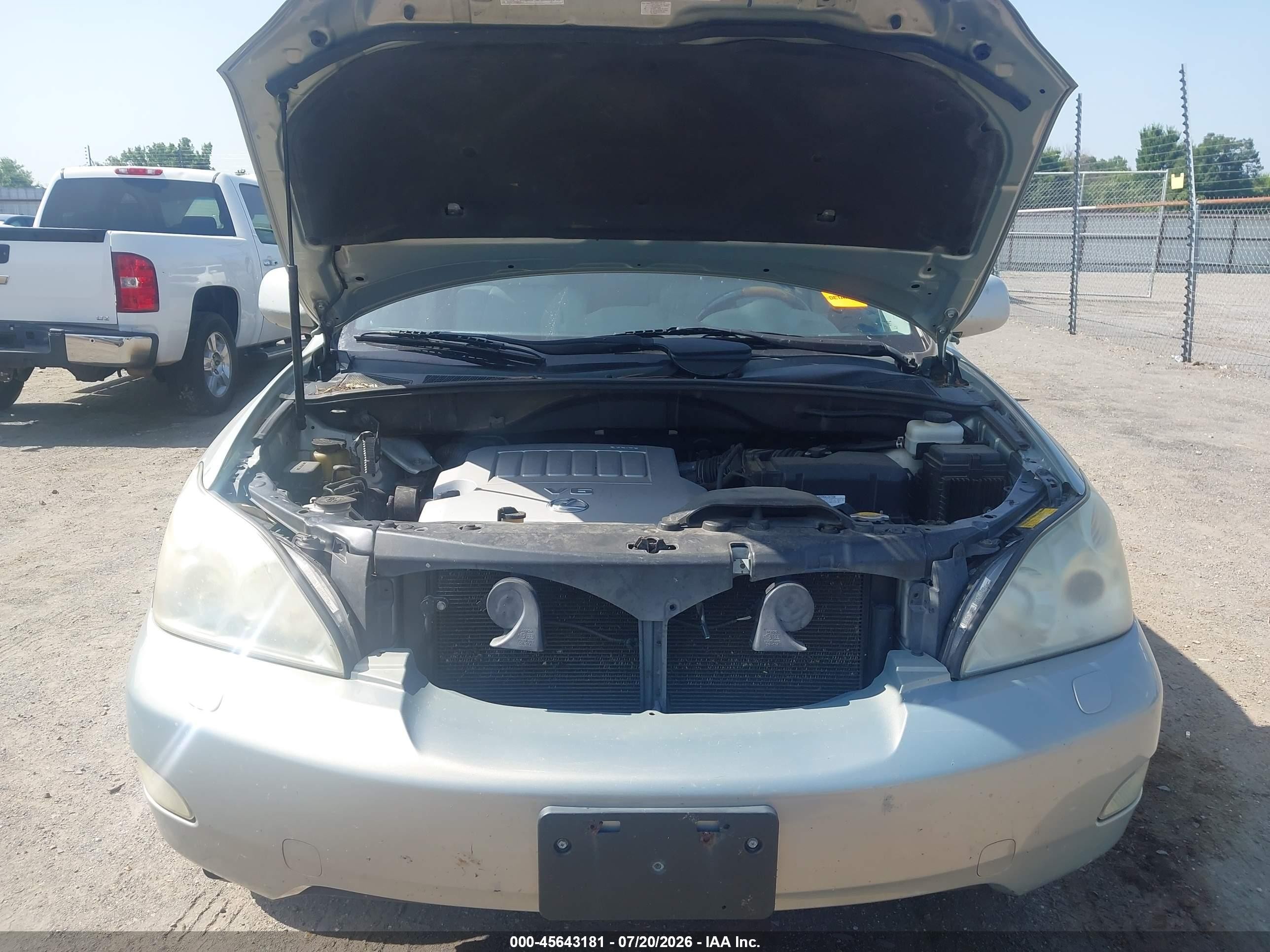 2007 Lexus Rx 350   Silver vin: 2T2HK31U27C018429