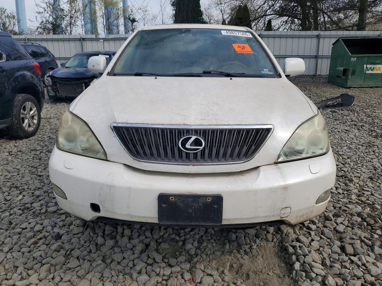 2007 Lexus Rx 350 White vin: 2T2HK31U27C024263