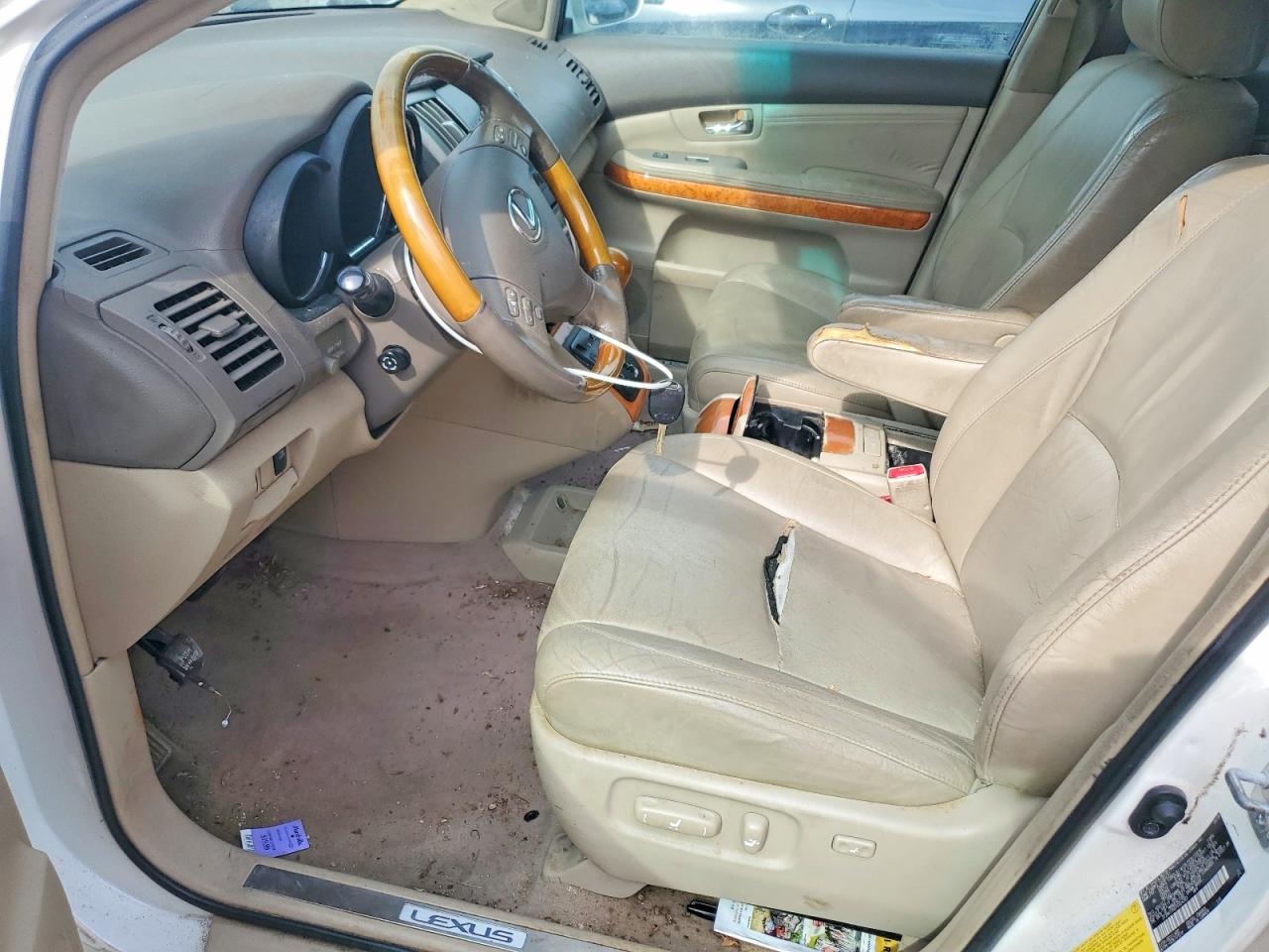 2007 Lexus Rx 350 White vin: 2T2HK31U27C024263