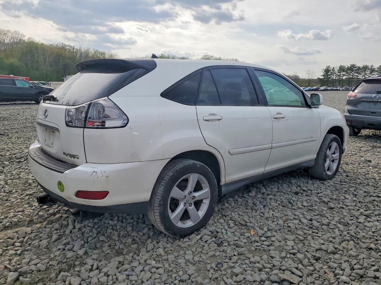 2007 Lexus Rx 350 White vin: 2T2HK31U27C024263