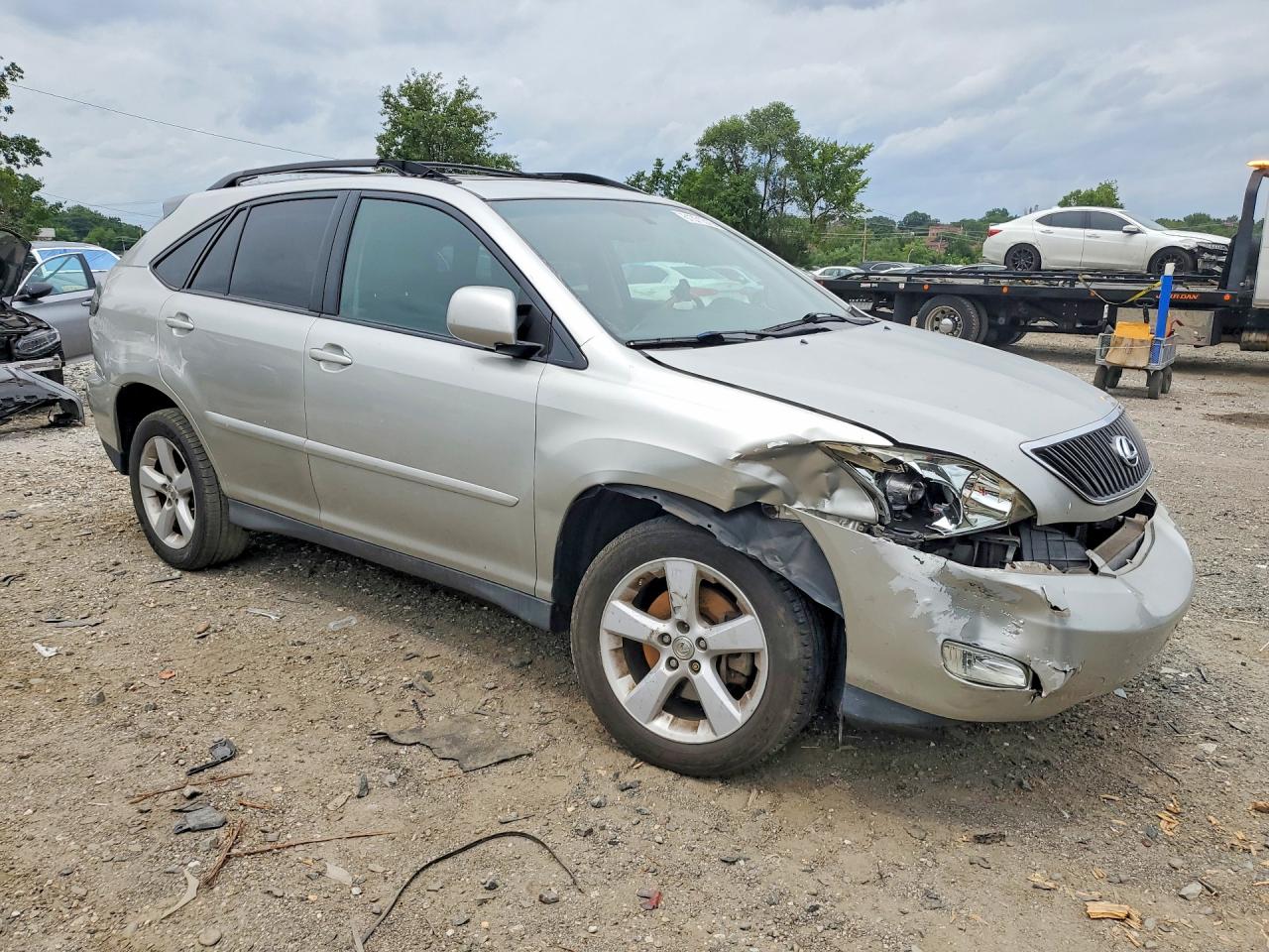 2007 Lexus Rx 350 Silver vin: 2T2HK31U27C026143