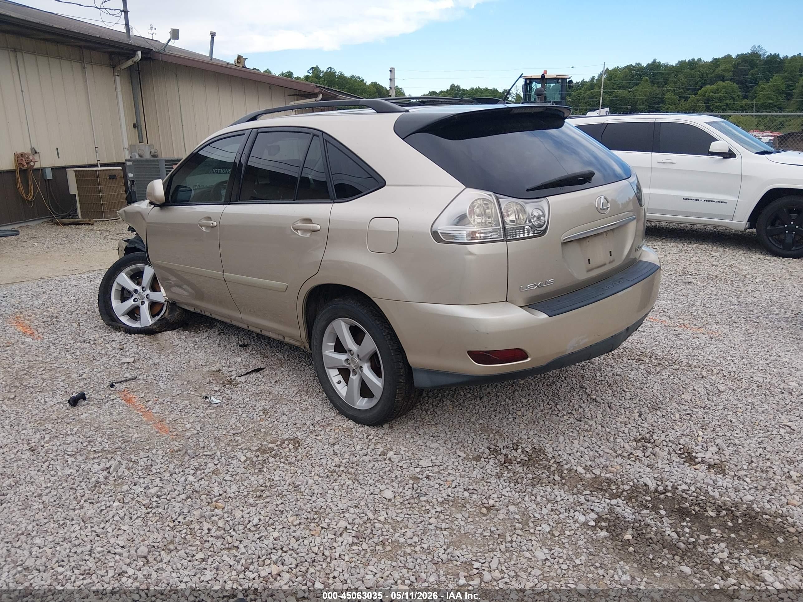 2007 Lexus Rx 350   Gold vin: 2T2HK31U27C031892