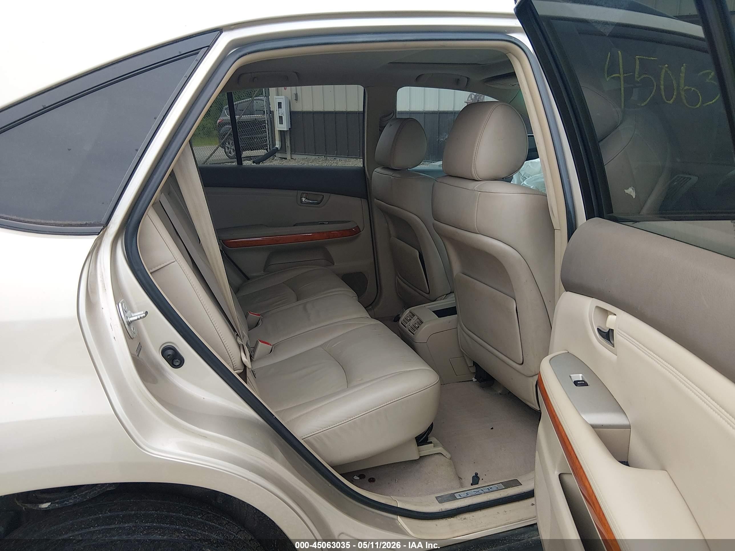 2007 Lexus Rx 350   Gold vin: 2T2HK31U27C031892