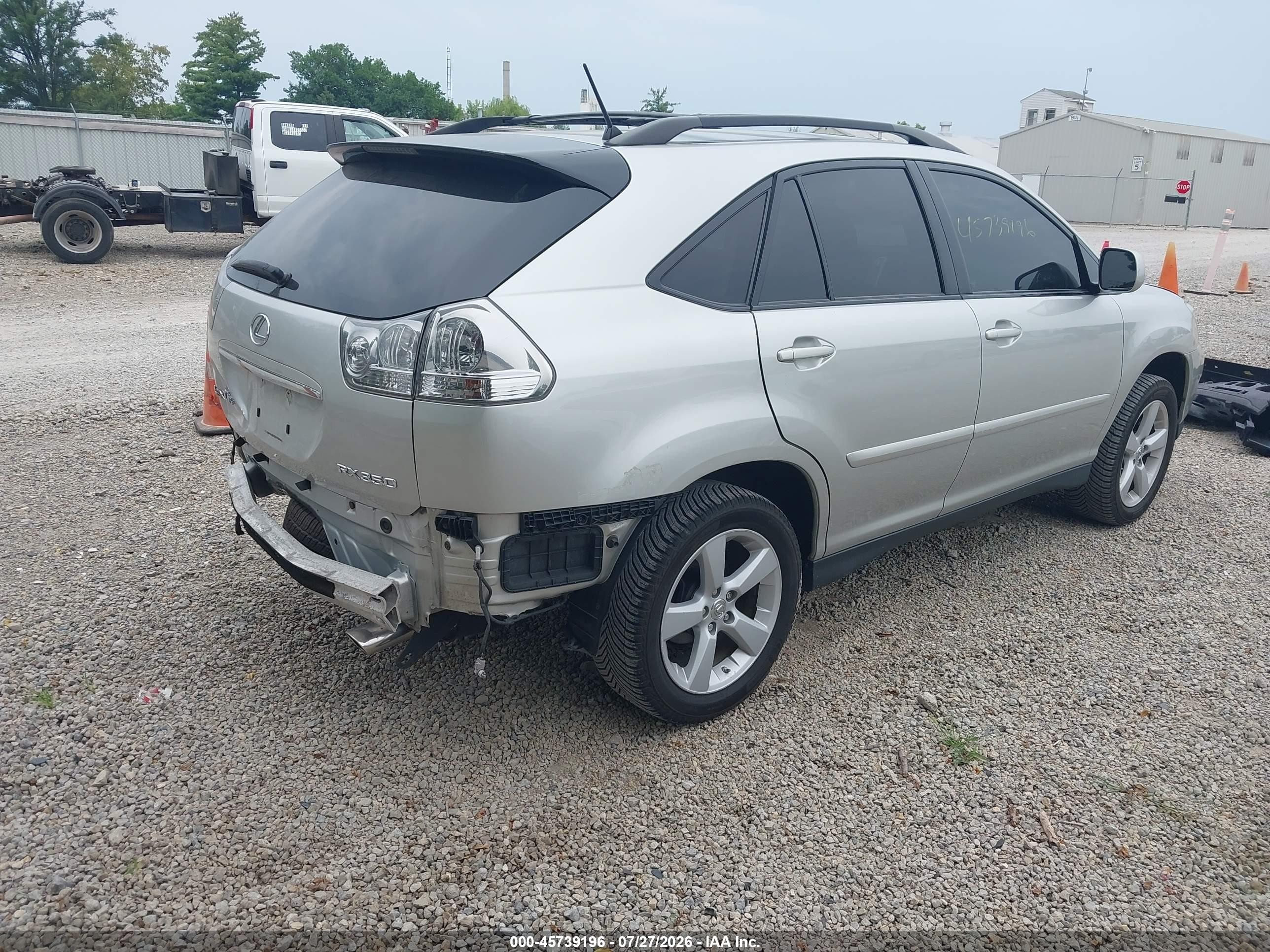 2007 Lexus Rx 350   Gray vin: 2T2HK31U27C034078