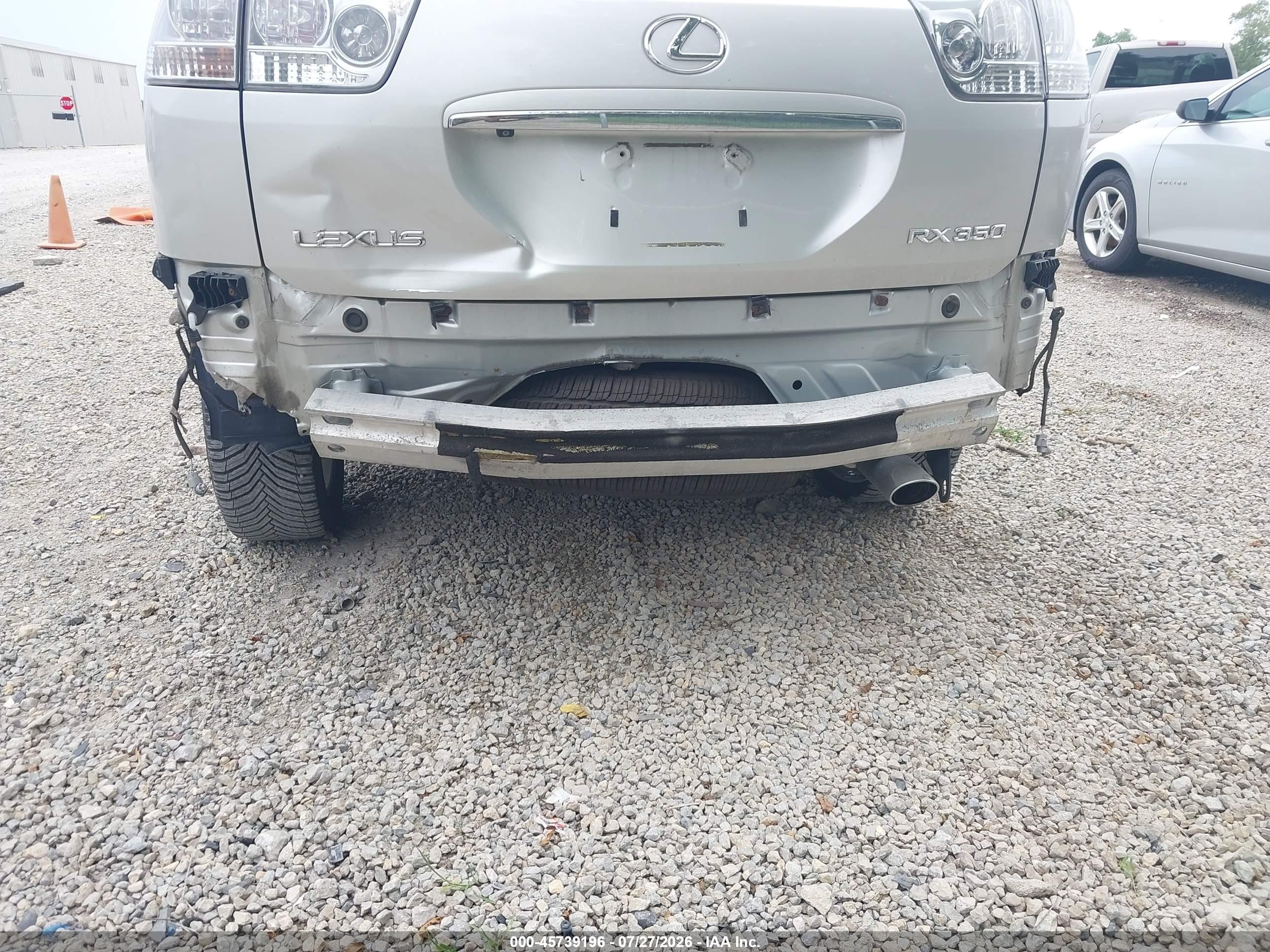 2007 Lexus Rx 350   Gray vin: 2T2HK31U27C034078