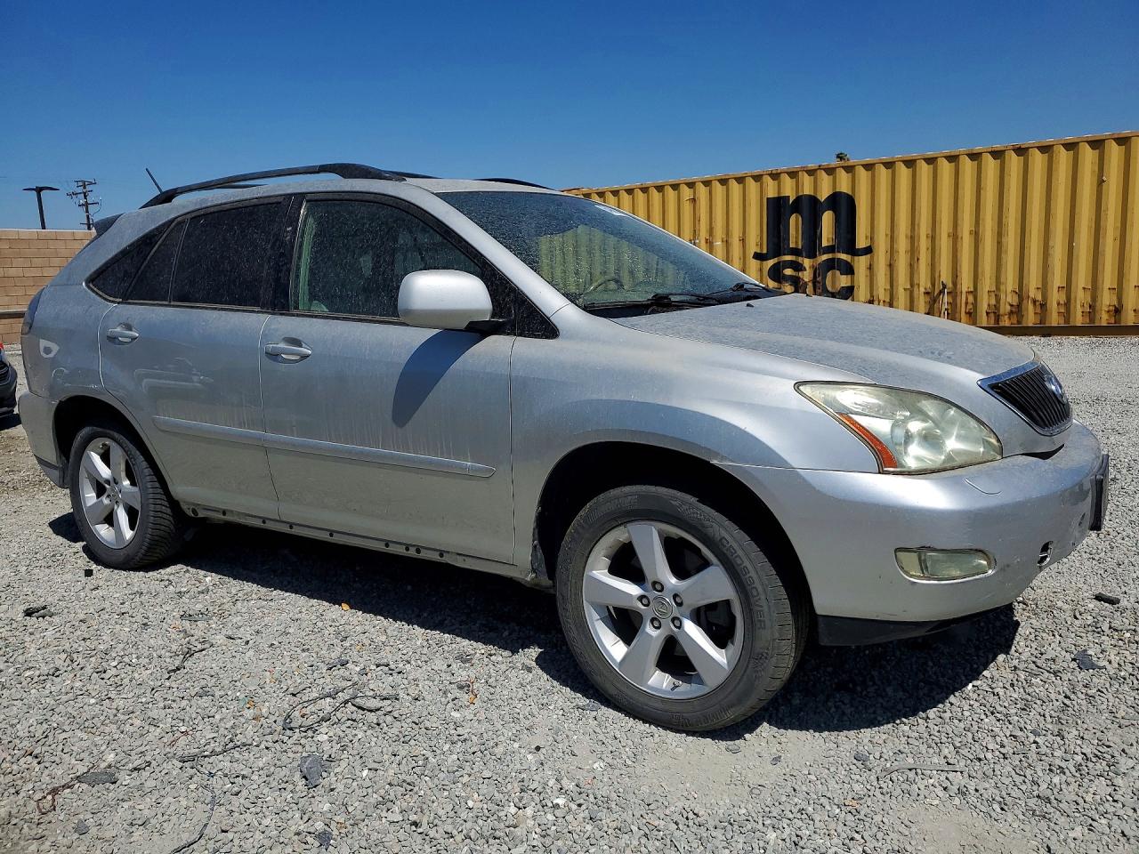2007 Lexus Rx 350 Silver vin: 2T2HK31U27C036669