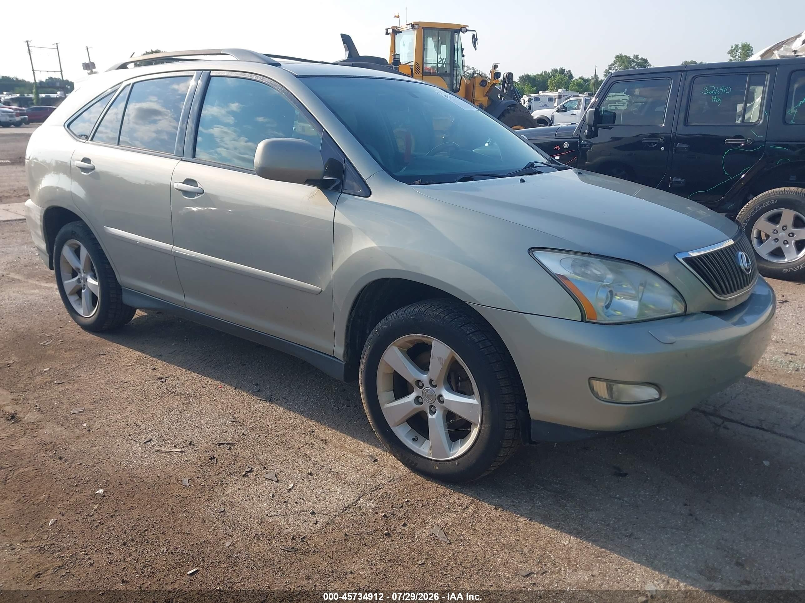 2007 Lexus Rx 350   Серебряный vin: 2T2HK31U27C037059