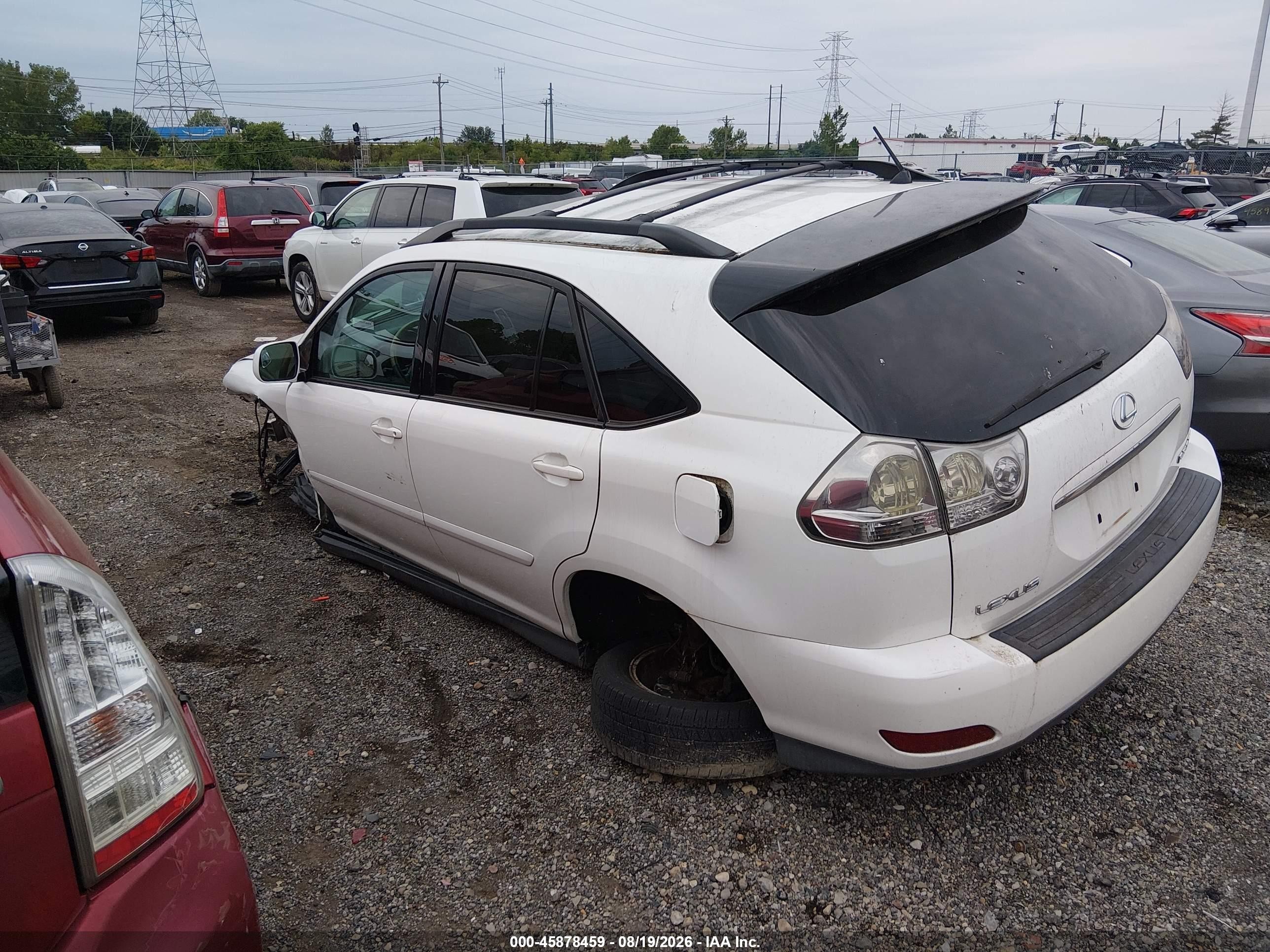 2007 Lexus Rx 350 White vin: 2T2HK31U27C042133