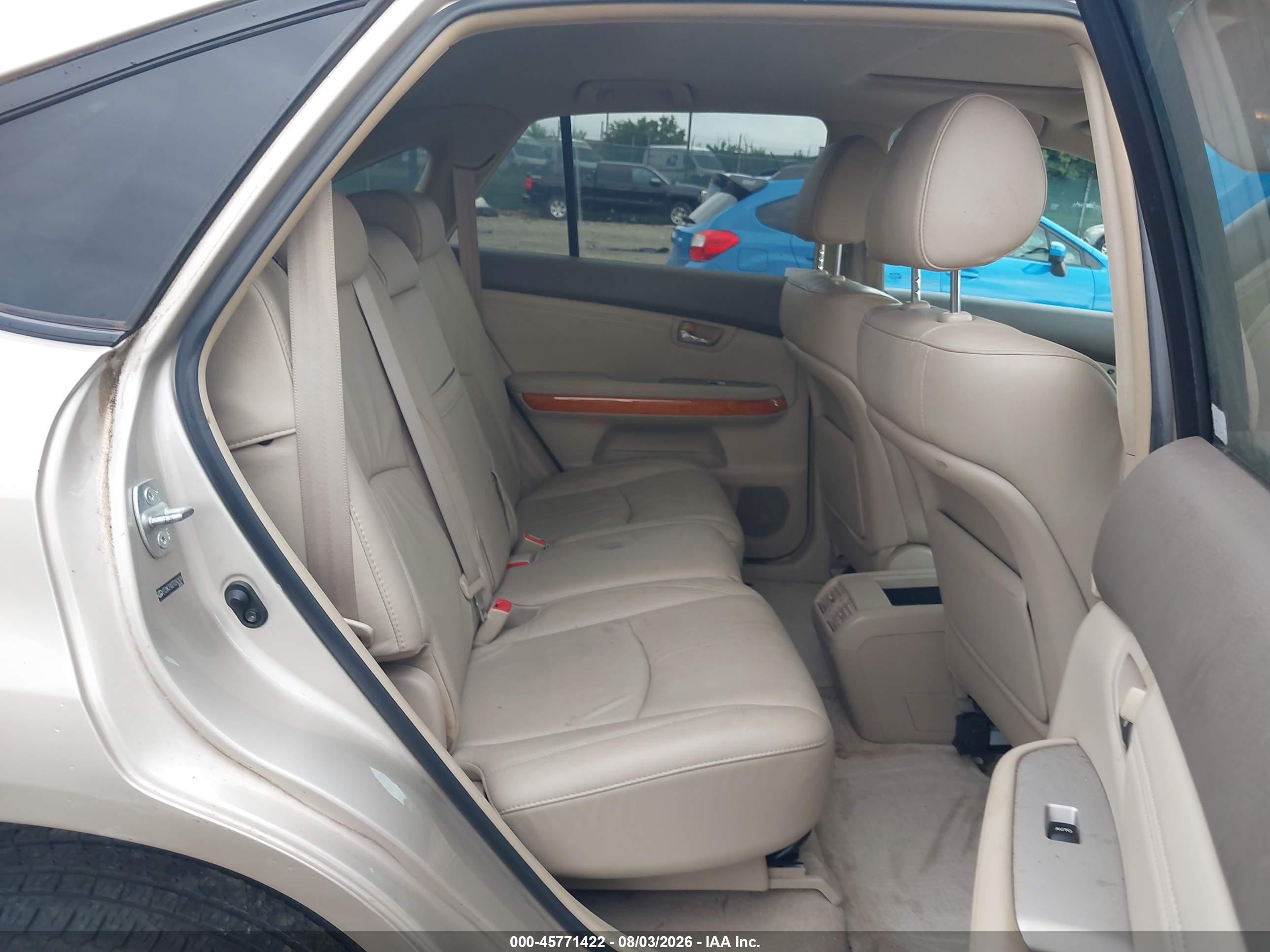 2007 Lexus Rx 350 Gold vin: 2T2HK31U27C042424