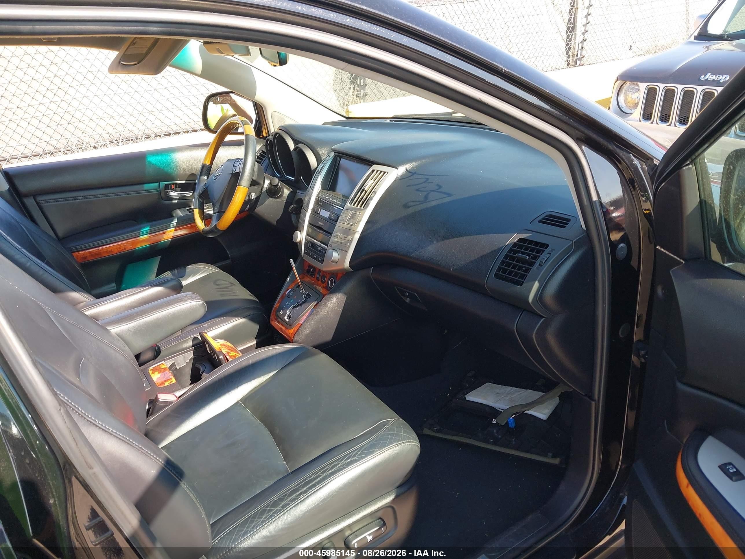 2008 Lexus Rx 350 Black vin: 2T2HK31U28C052520
