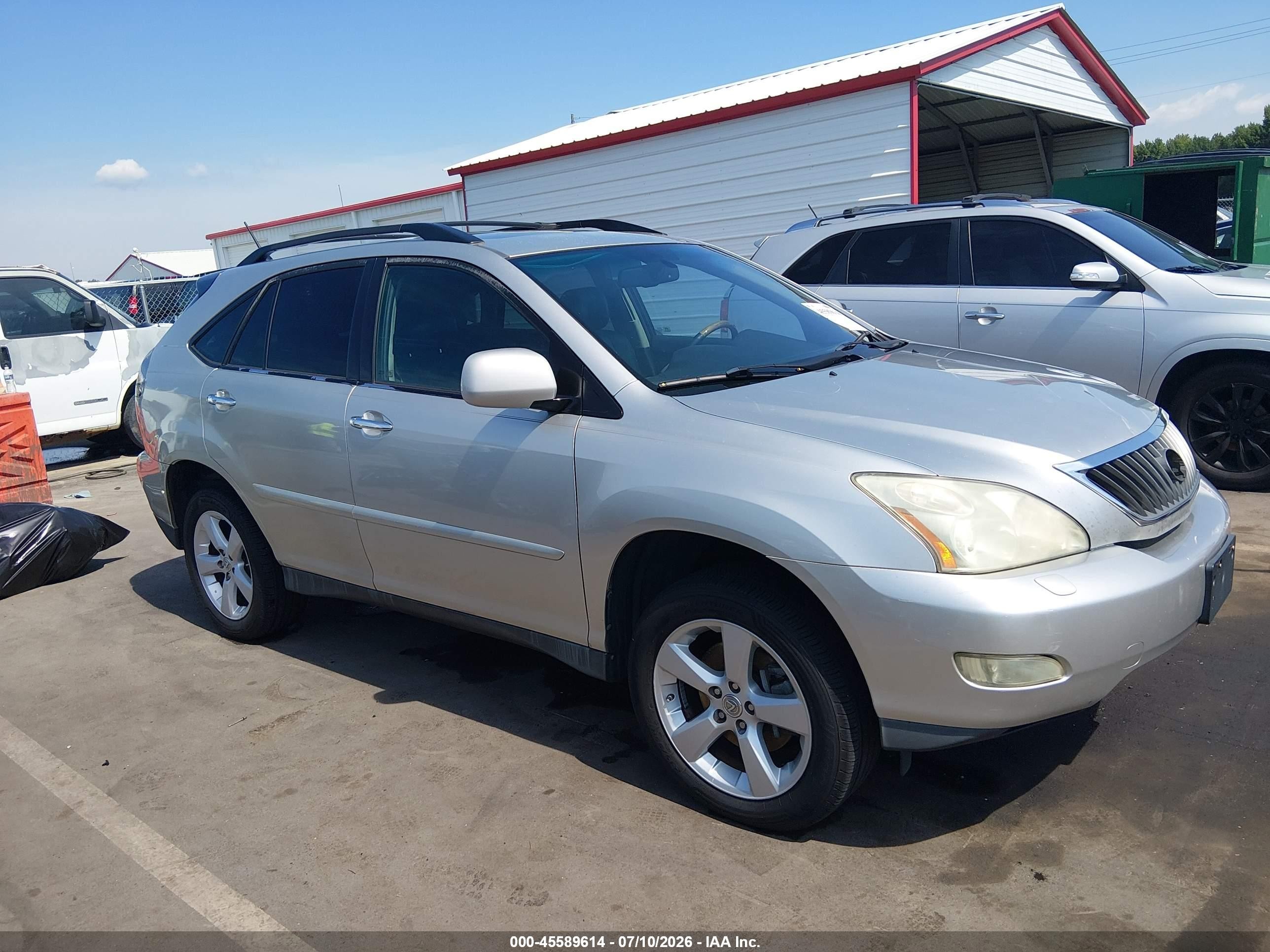 2008 Lexus Rx 350   Silver vin: 2T2HK31U28C055241