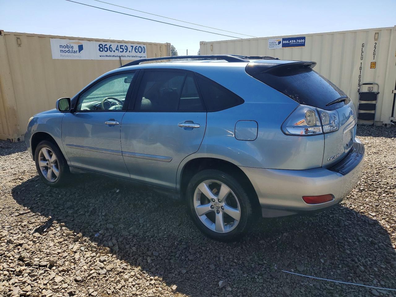 2008 Lexus Rx 350 Blue vin: 2T2HK31U28C061833