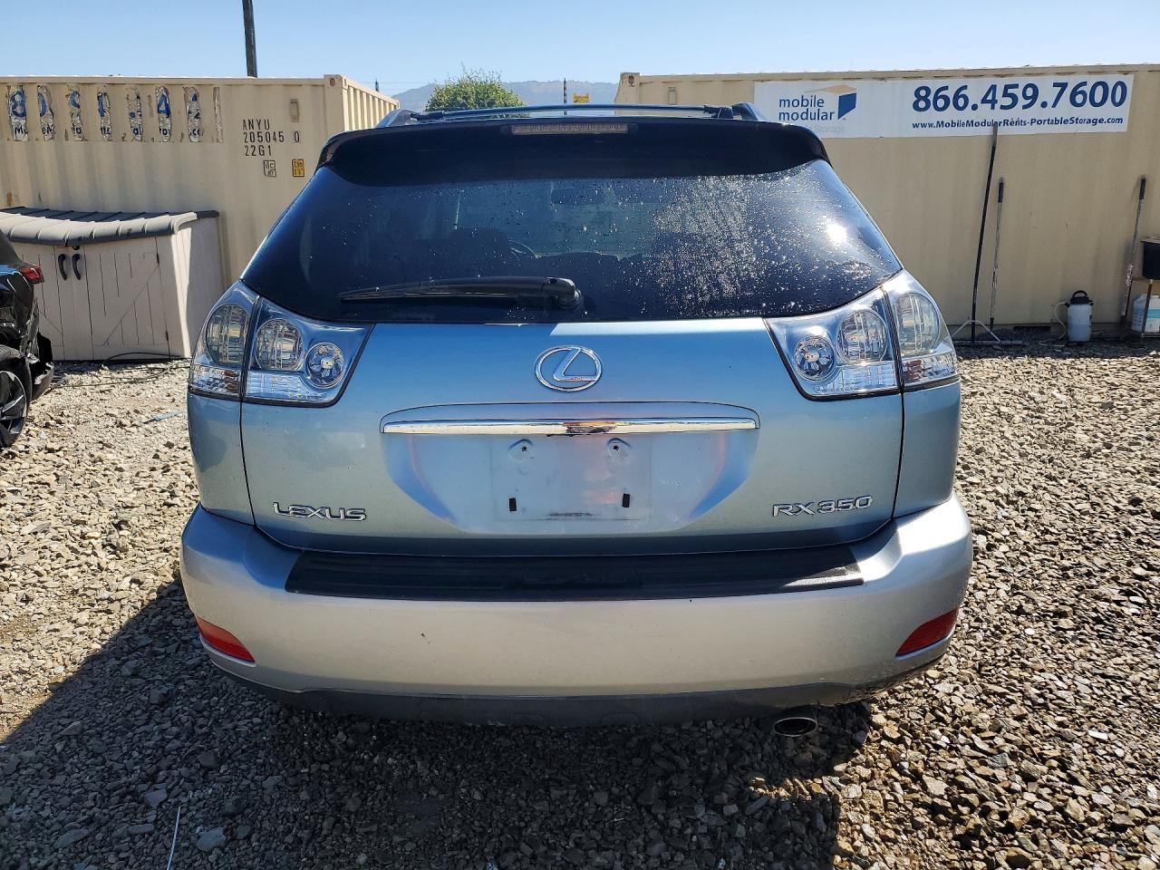2008 Lexus Rx 350 Blue vin: 2T2HK31U28C061833
