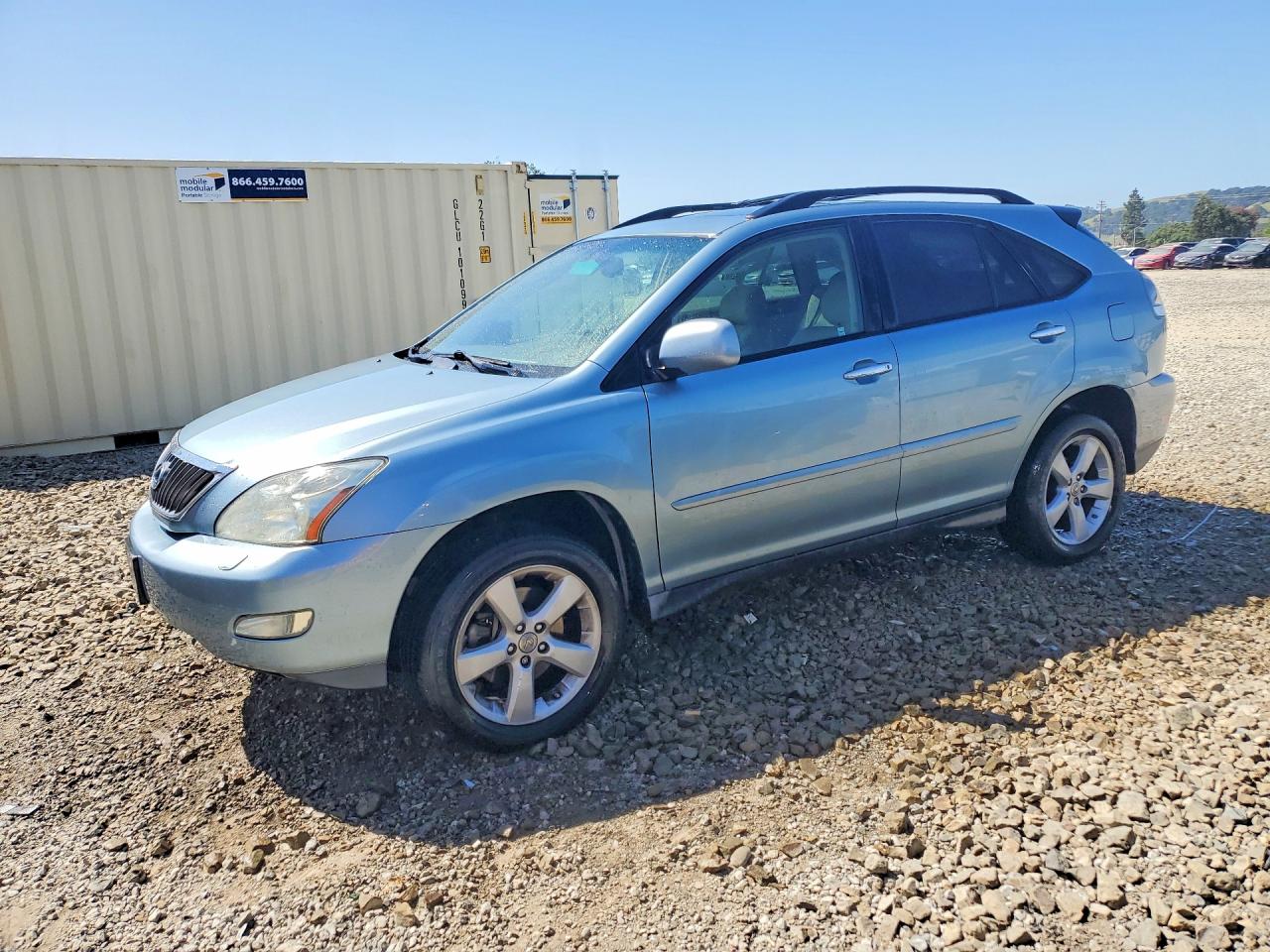 2008 Lexus Rx 350 Blue vin: 2T2HK31U28C061833