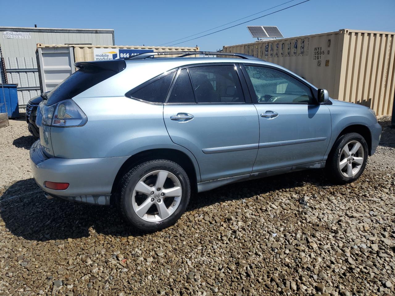 2008 Lexus Rx 350 Blue vin: 2T2HK31U28C061833 Damage: Right Rear Door, Dent(S) W/ Paint Dmg, 1 To 2 Inches
