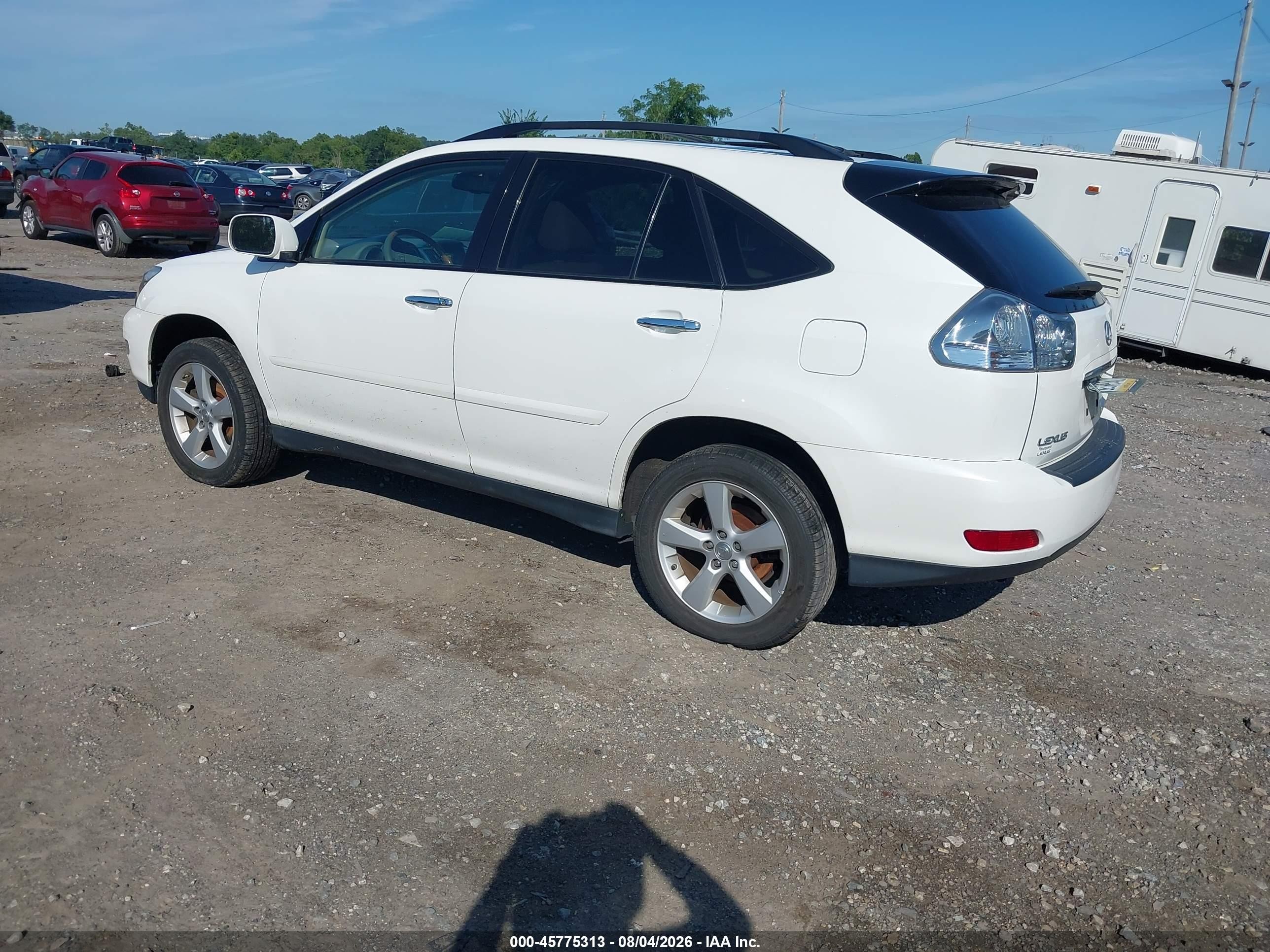 2008 Lexus Rx 350   White vin: 2T2HK31U28C063386