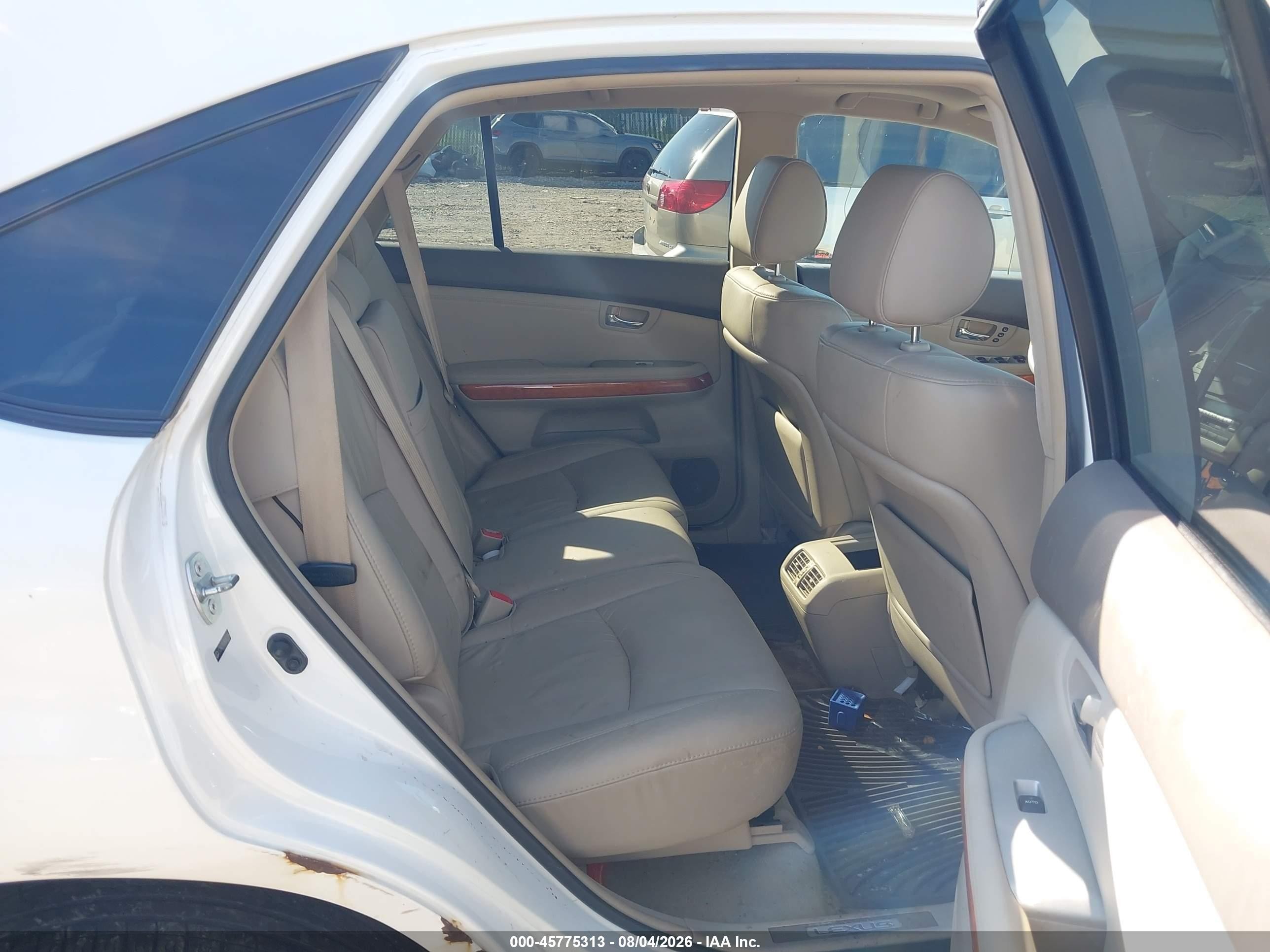 2008 Lexus Rx 350   White vin: 2T2HK31U28C063386