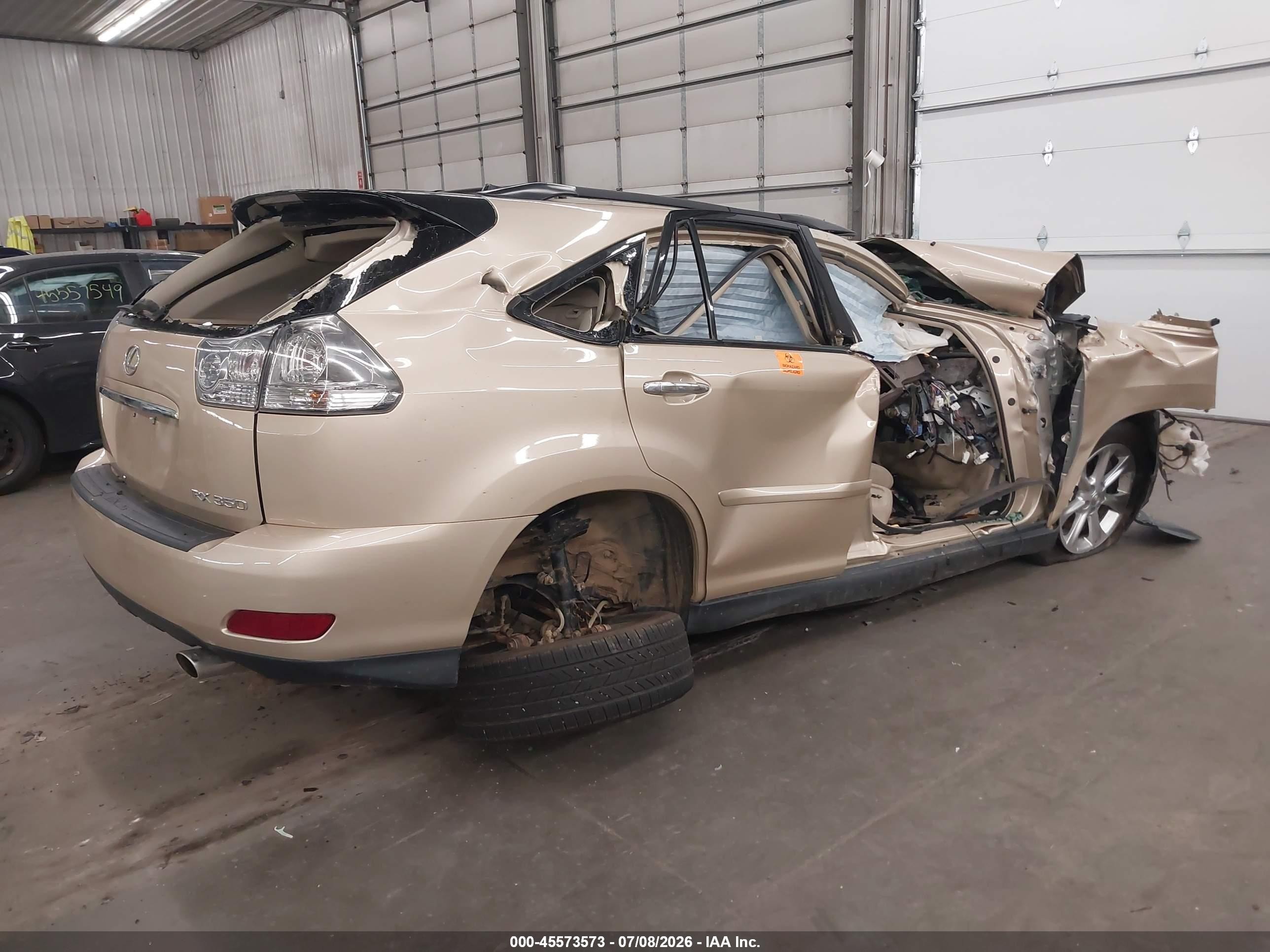 2009 Lexus Rx 350 Gold vin: 2T2HK31U29C098737