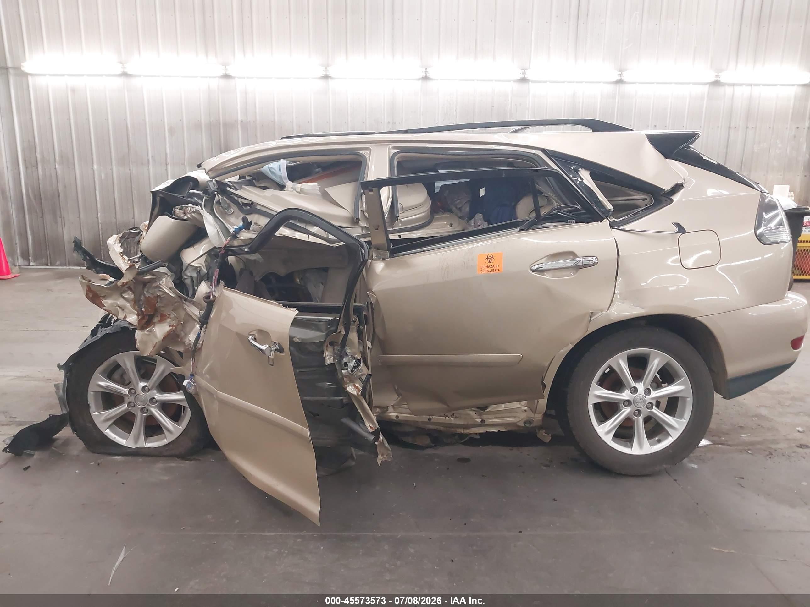 2009 Lexus Rx 350 Gold vin: 2T2HK31U29C098737