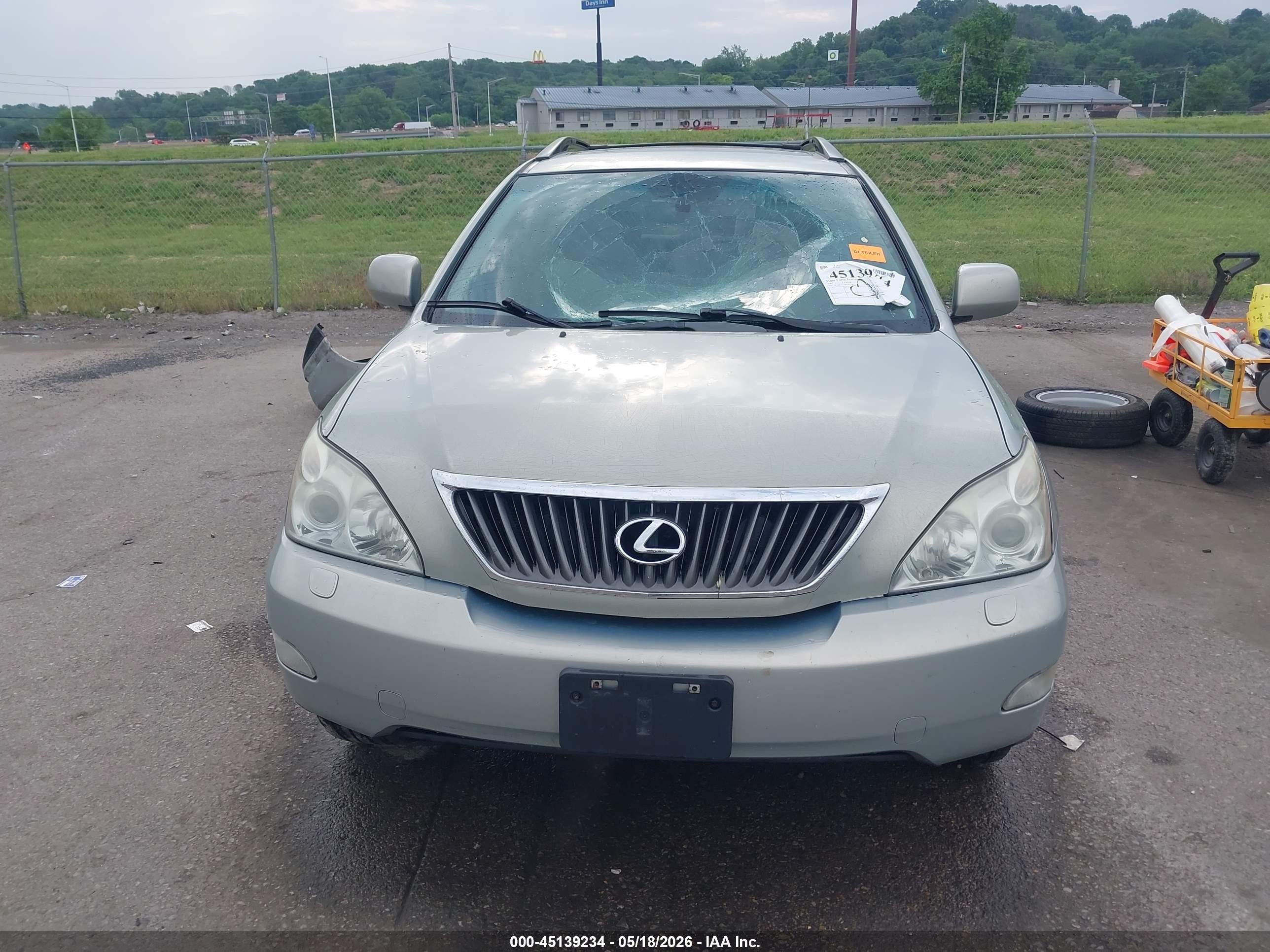 2009 Lexus Rx 350 Серебряный vin: 2T2HK31U29C112197