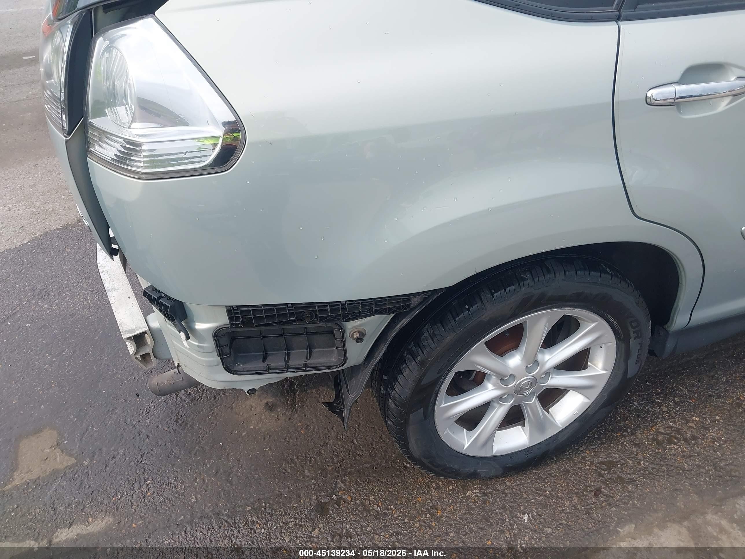 2009 Lexus Rx 350 Серебряный vin: 2T2HK31U29C112197