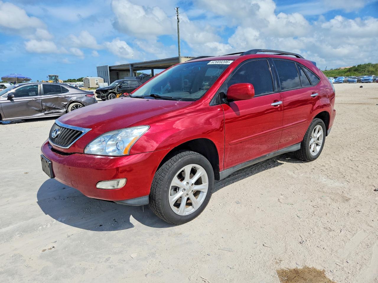 2009 Lexus Rx 350 Красный vin: 2T2HK31U29C126018