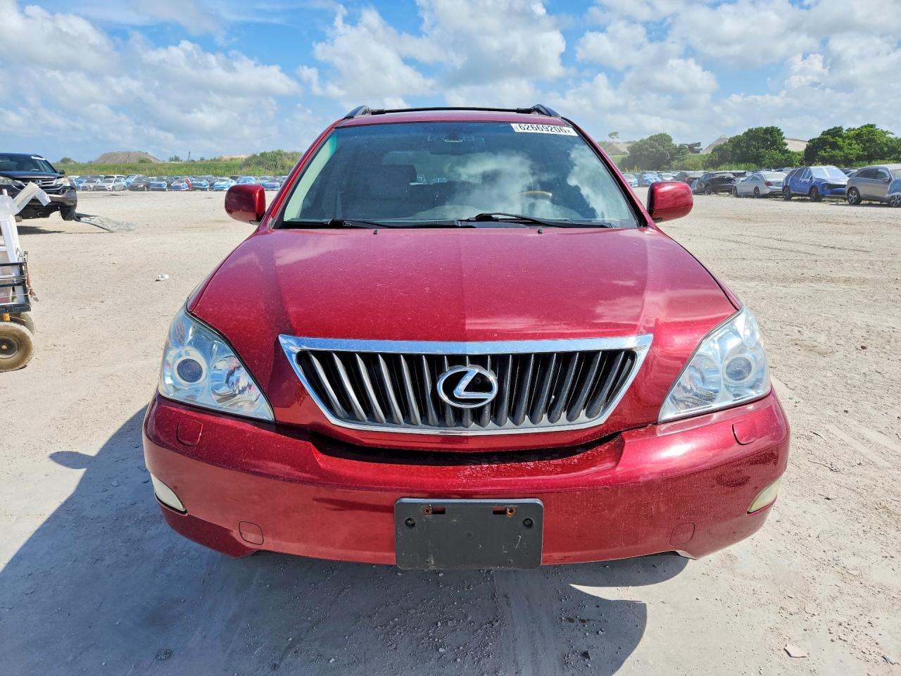 2009 Lexus Rx 350 Красный vin: 2T2HK31U29C126018