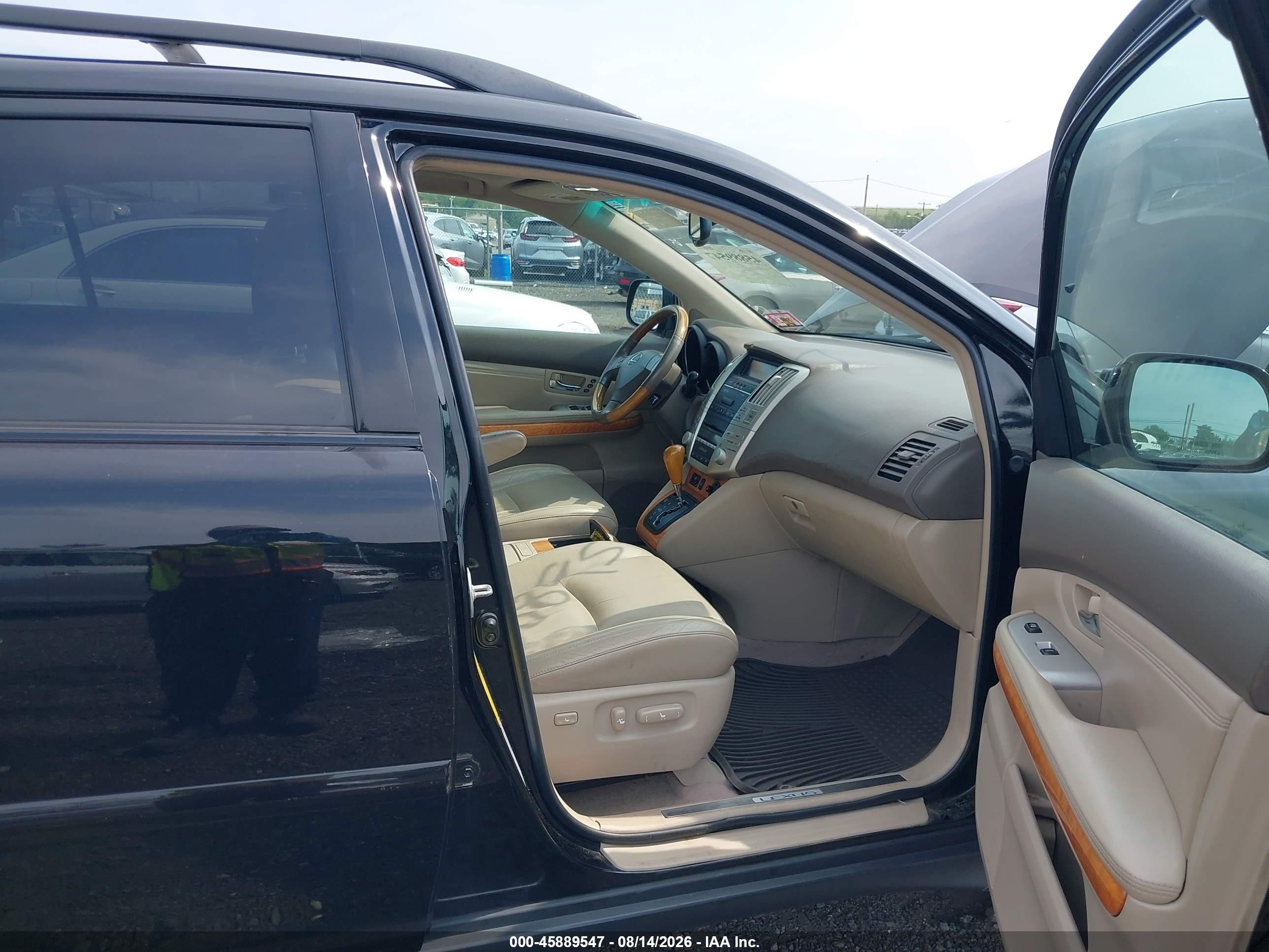 2007 Lexus Rx 350   Black vin: 2T2HK31U37C004944