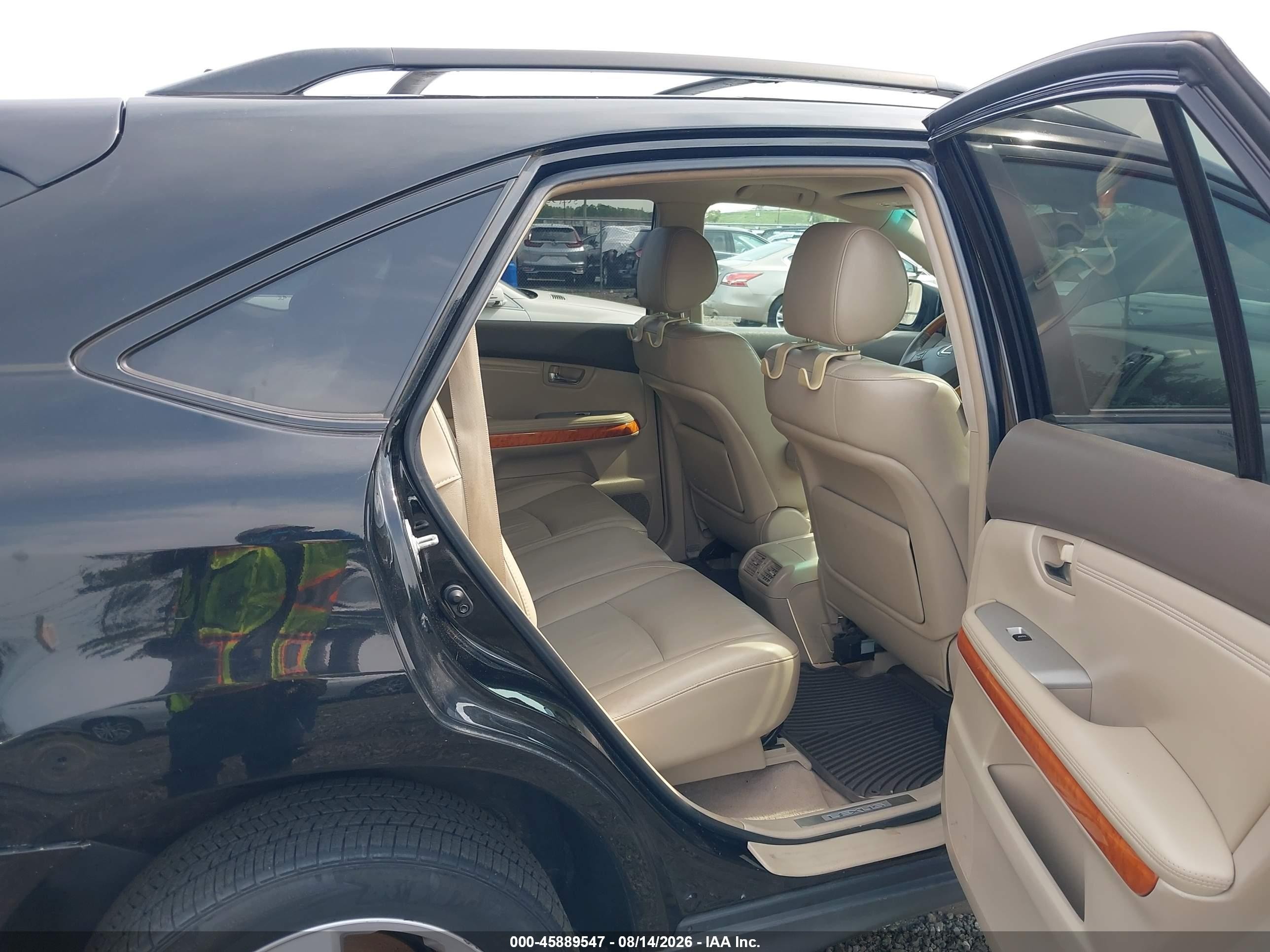 2007 Lexus Rx 350   Black vin: 2T2HK31U37C004944