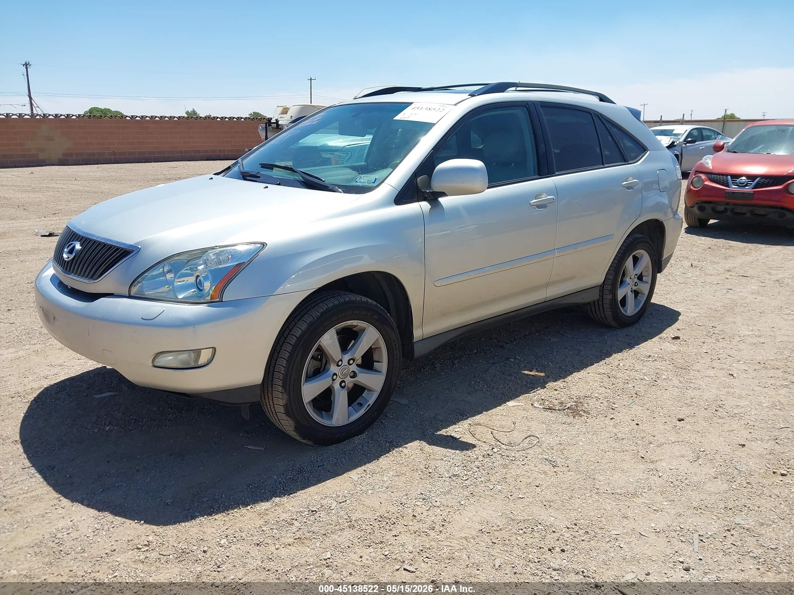 2007 Lexus Rx 350 Silver vin: 2T2HK31U37C011988