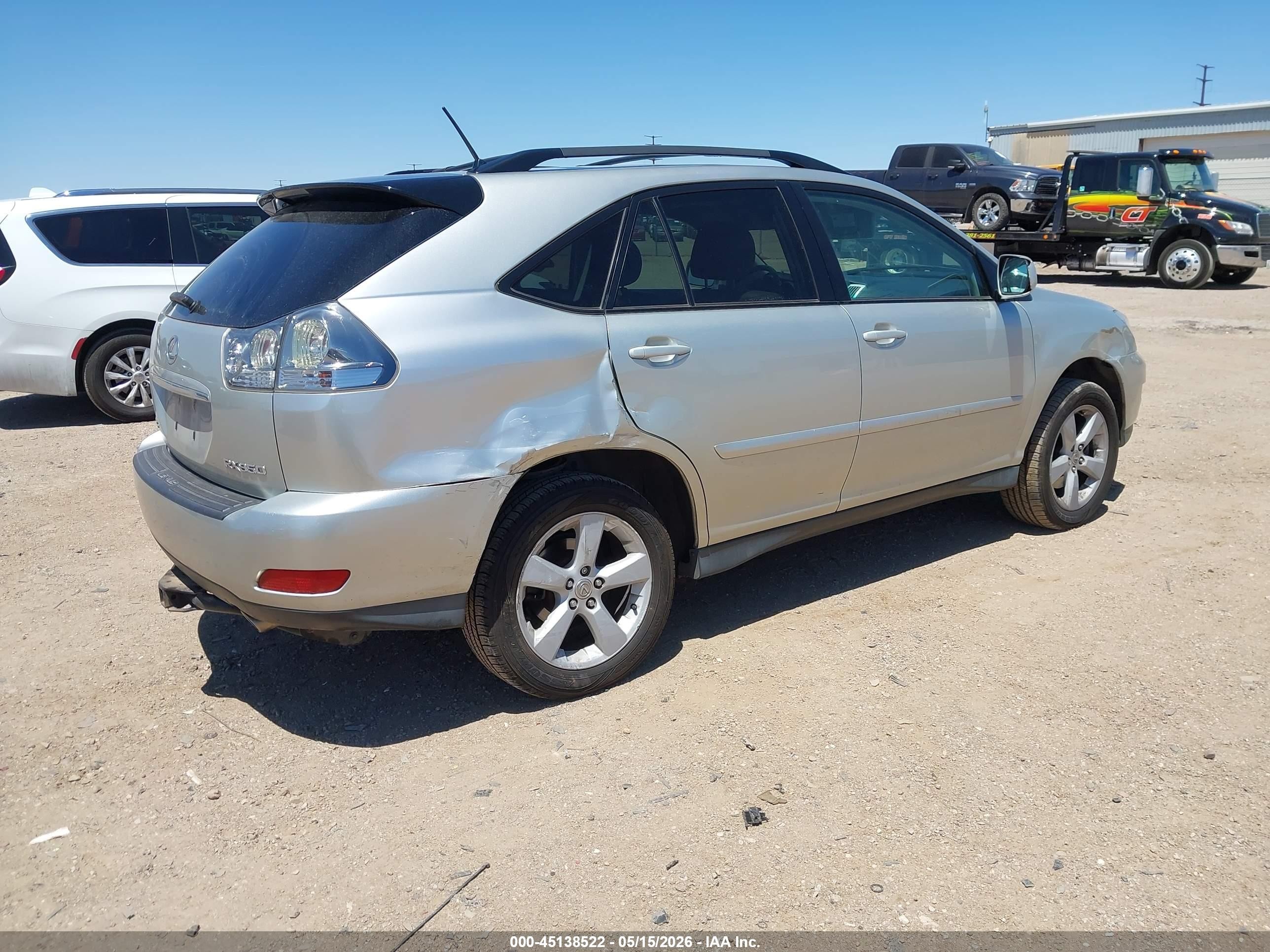 2007 Lexus Rx 350 Silver vin: 2T2HK31U37C011988