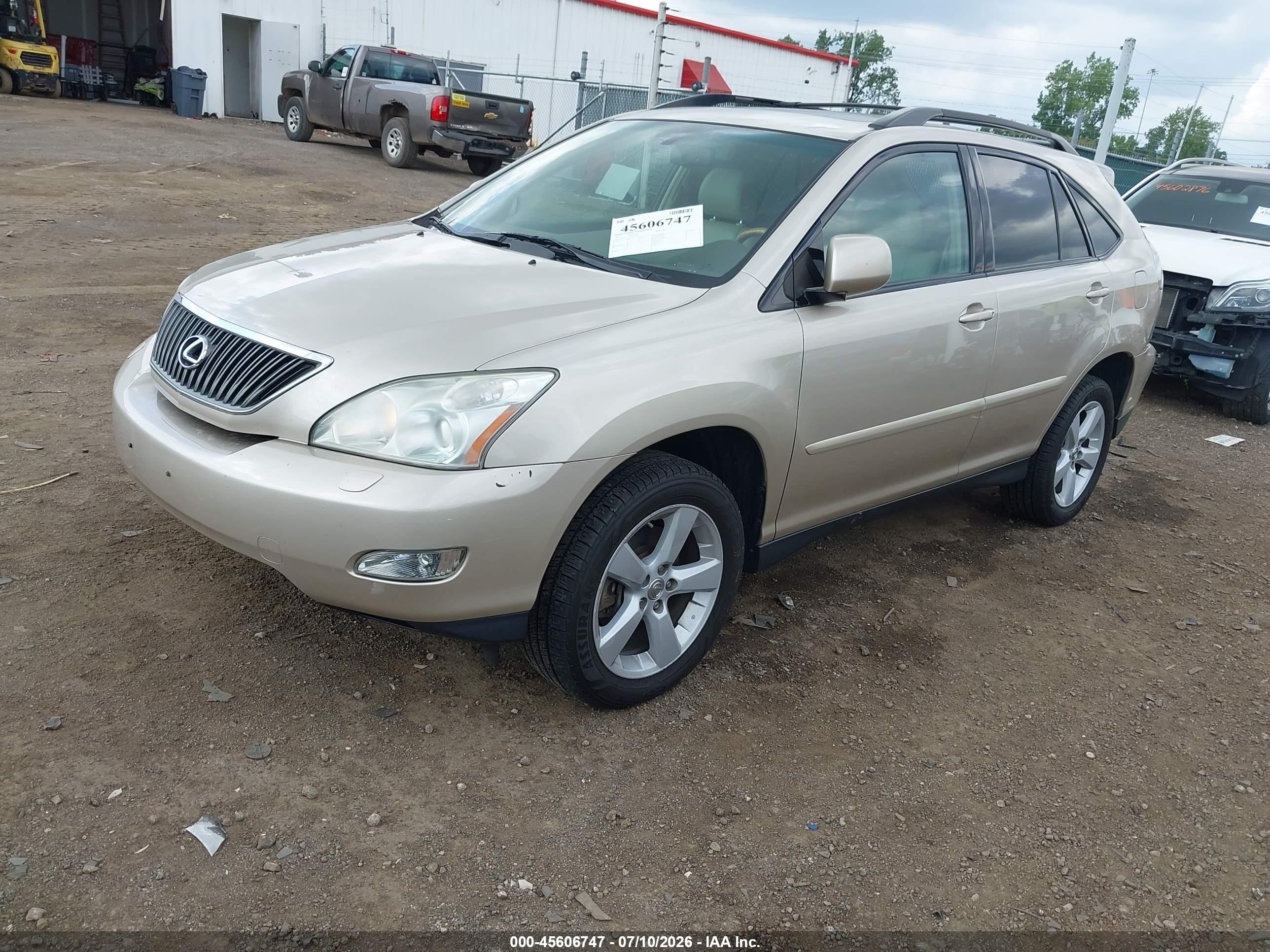2007 Lexus Rx 350   Cream vin: 2T2HK31U37C034297