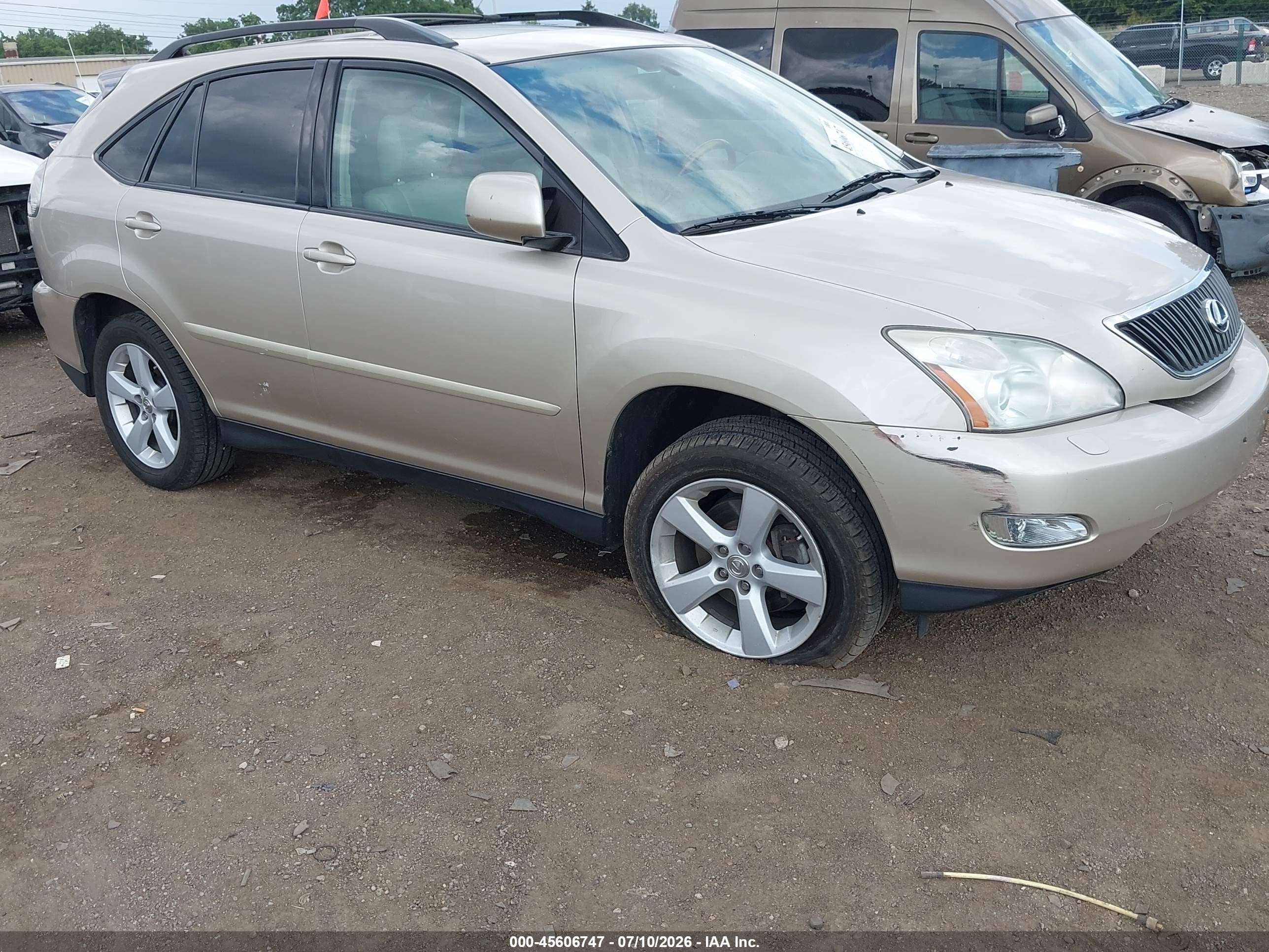 2007 Lexus Rx 350   Cream vin: 2T2HK31U37C034297