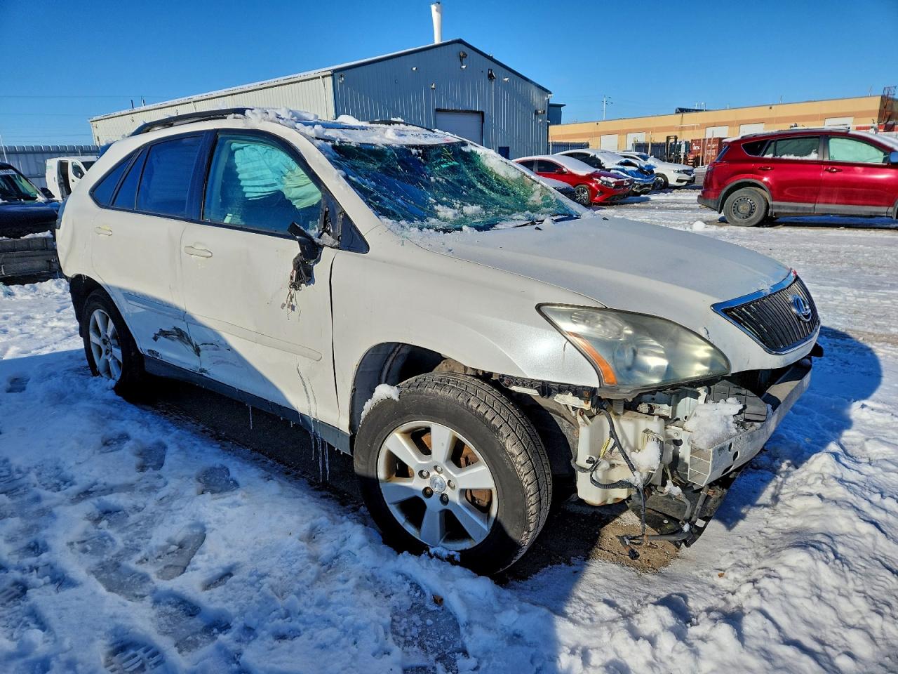 2007 Lexus Rx 350 White vin: 2T2HK31U37C035899