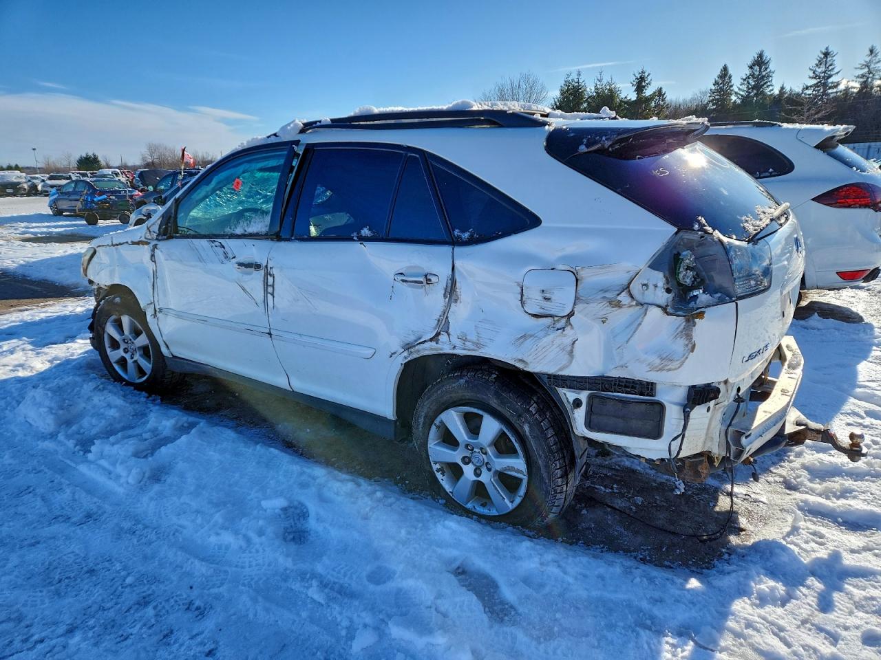 2007 Lexus Rx 350 White vin: 2T2HK31U37C035899