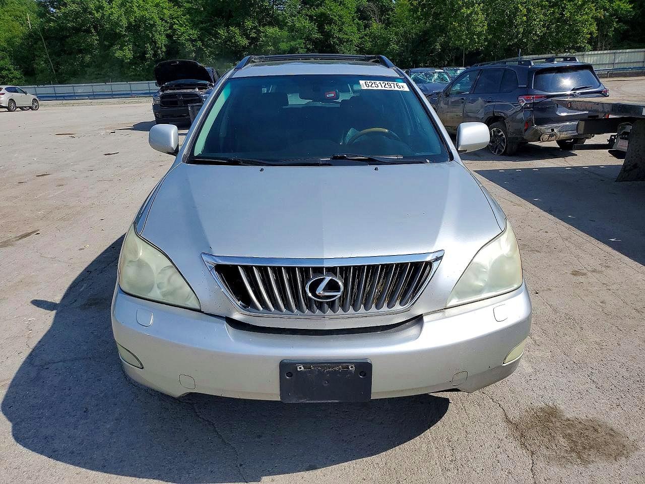 2008 Lexus Rx 350 Silver vin: 2T2HK31U38C051070