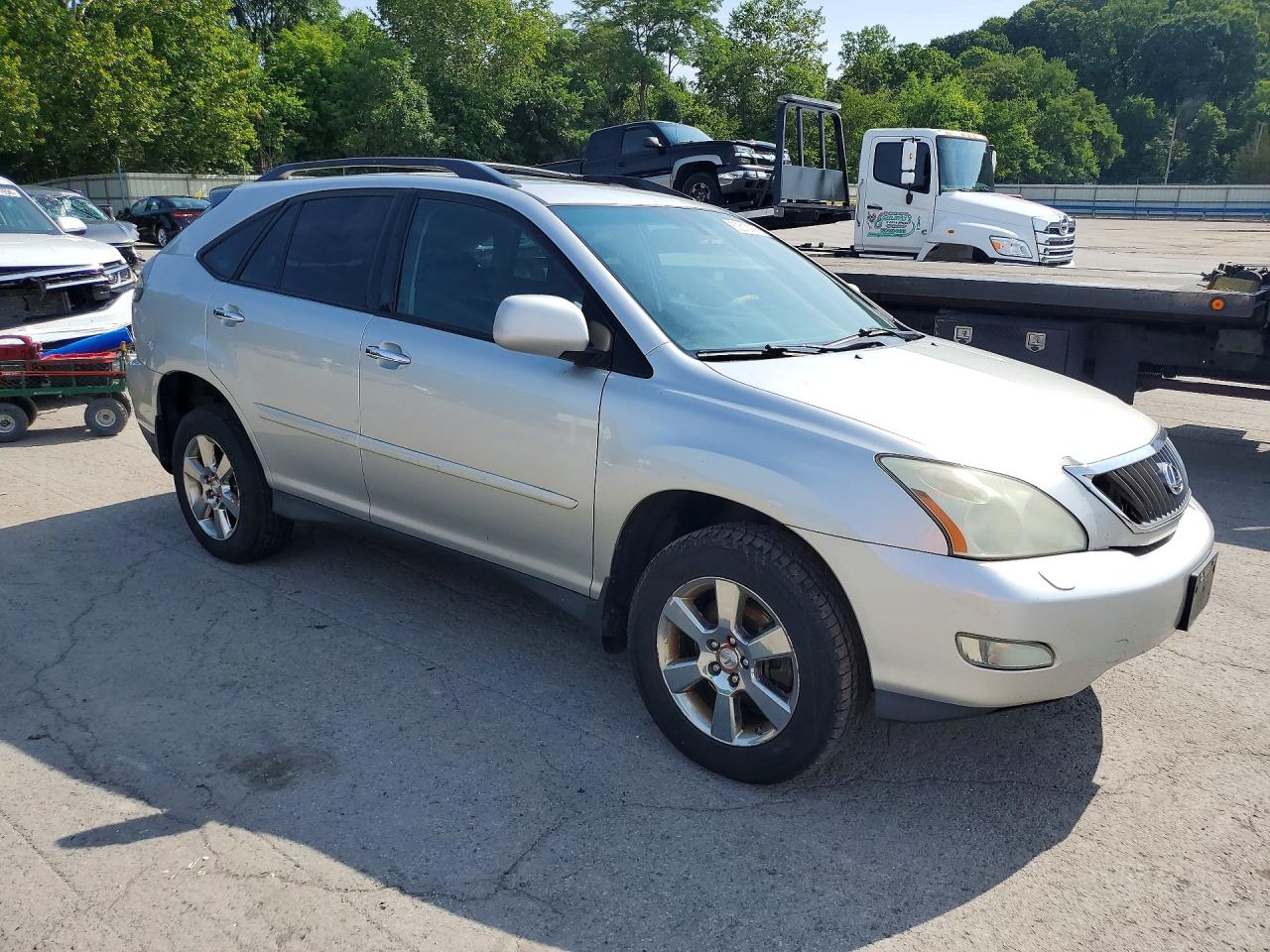 2008 Lexus Rx 350 Silver vin: 2T2HK31U38C051070